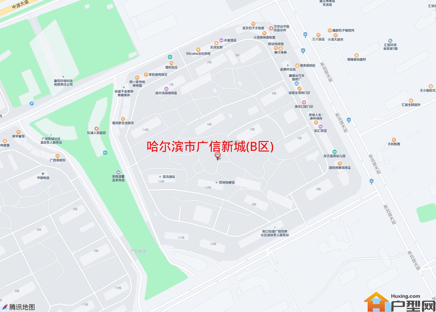 广信新城(B区)小区 - 户型网