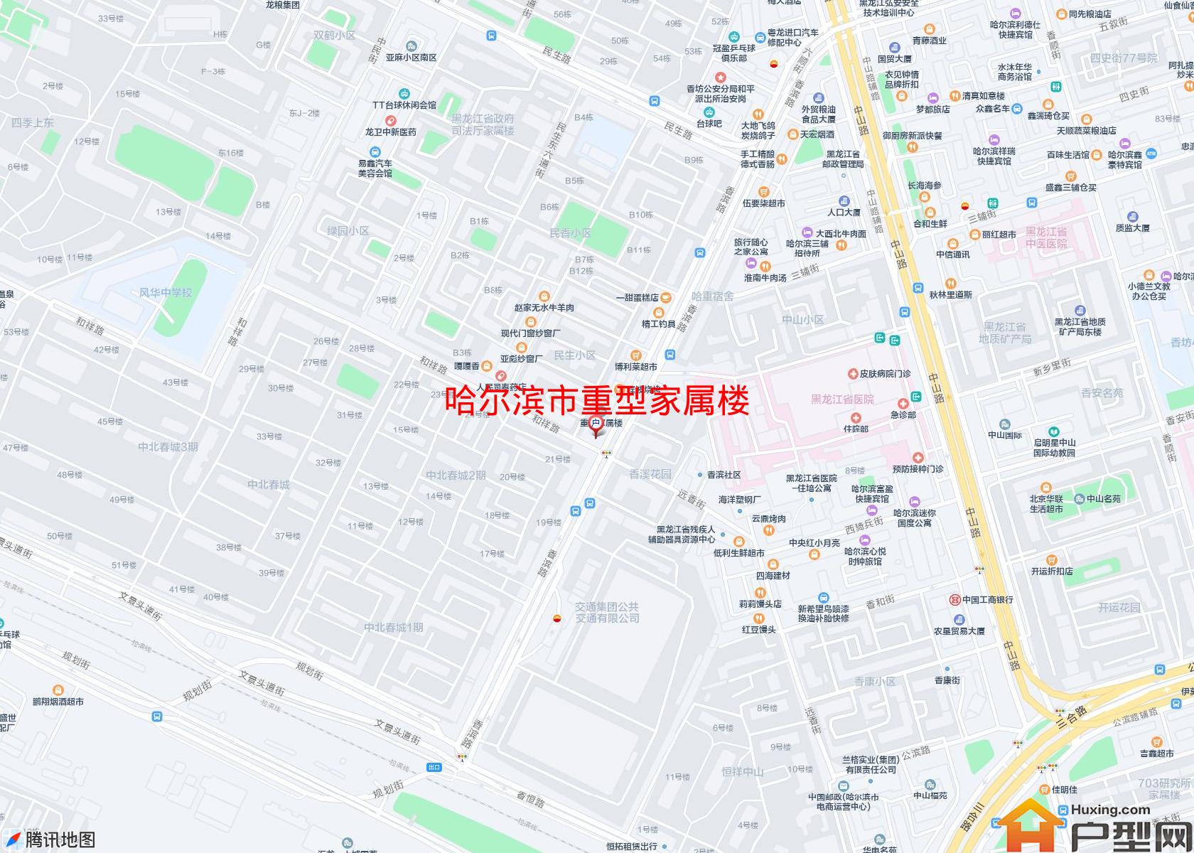 重型家属楼小区 - 户型网