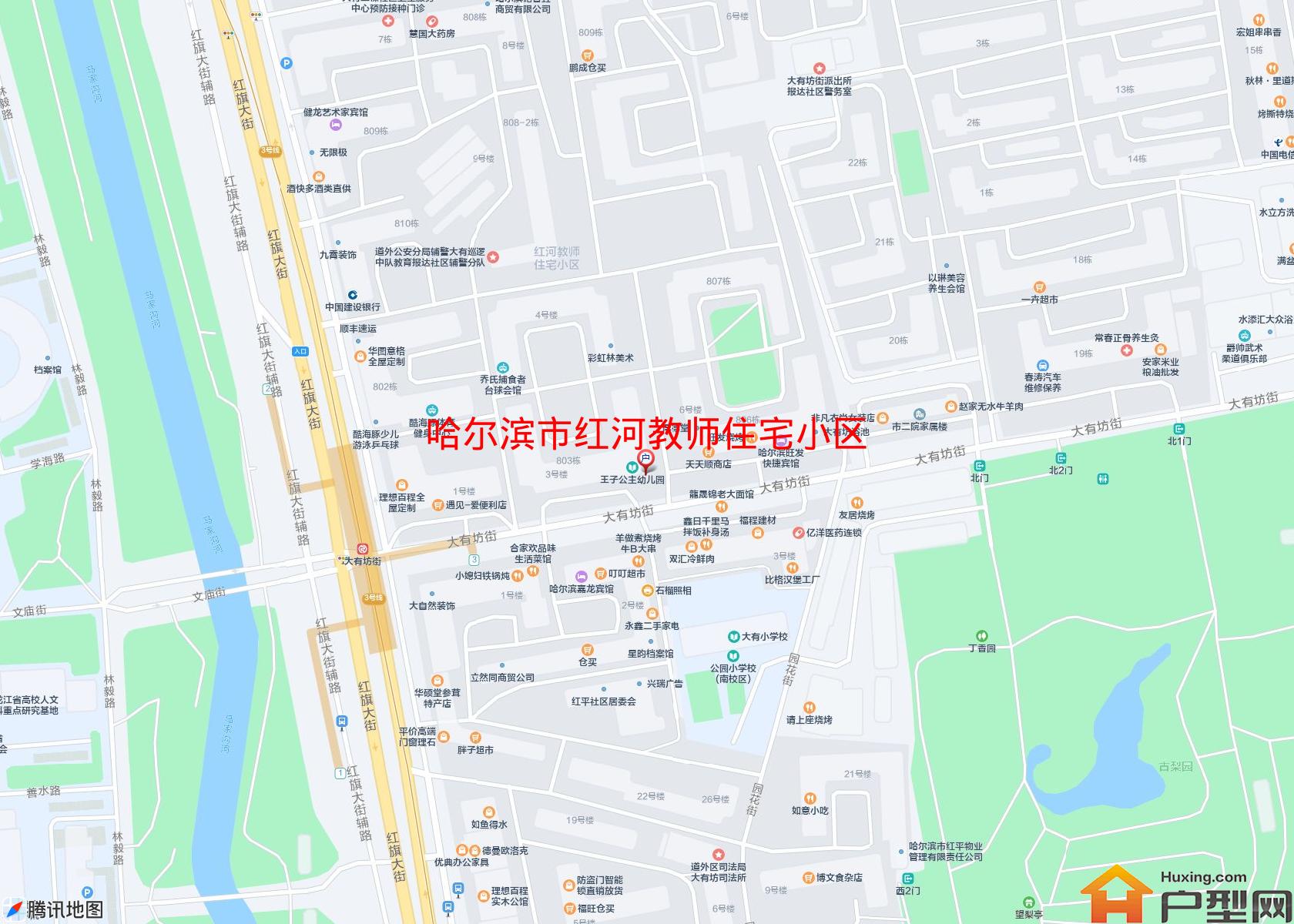 红河教师住宅小区小区 - 户型网