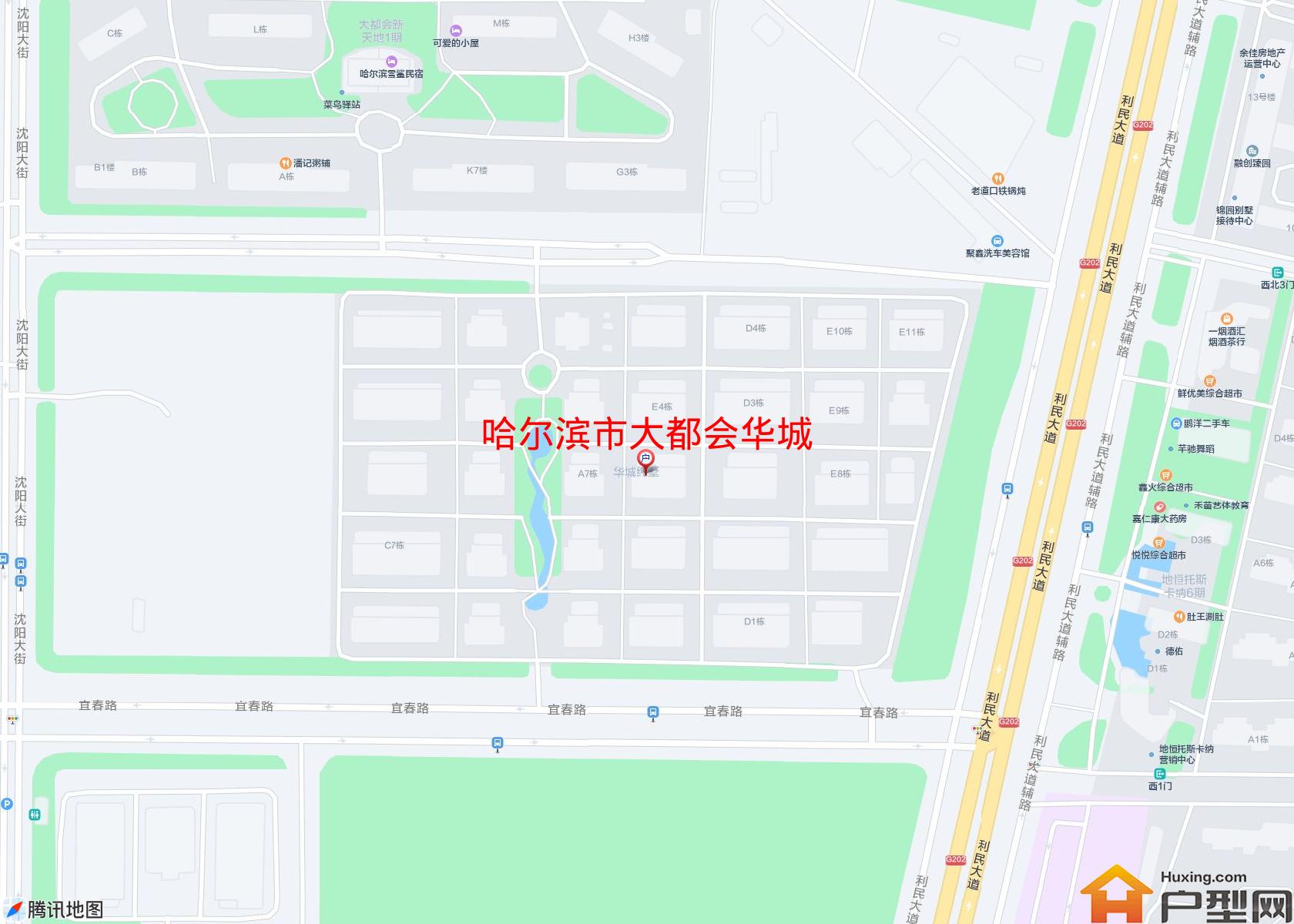 大都会华城小区 - 户型网