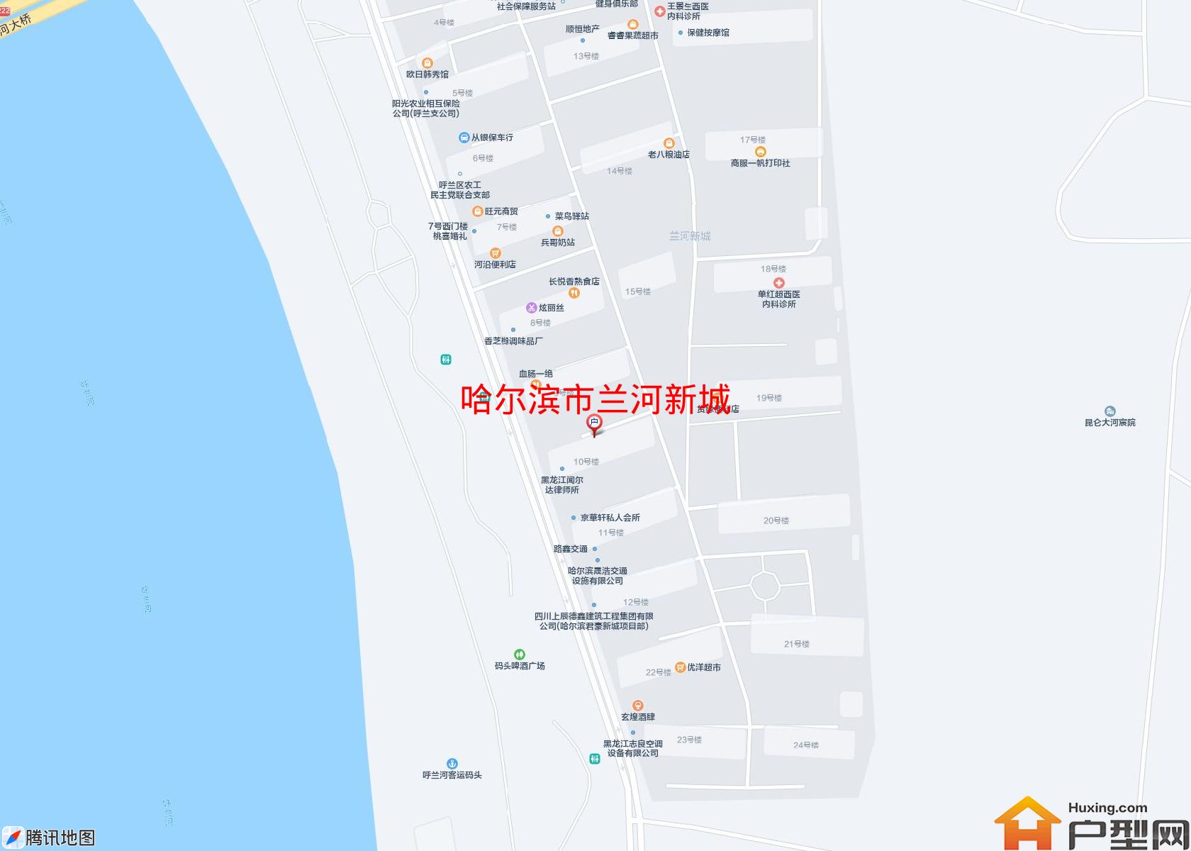 兰河新城小区 - 户型网