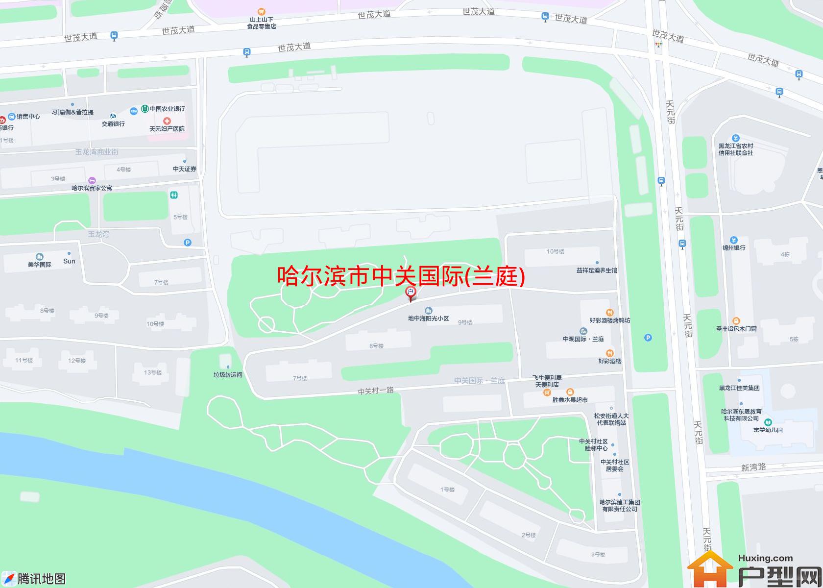 中关国际(兰庭)小区 - 户型网