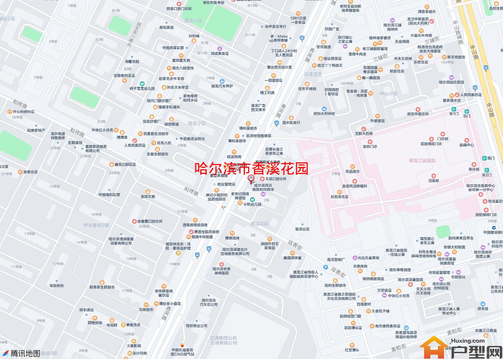 香溪花园小区 - 户型网