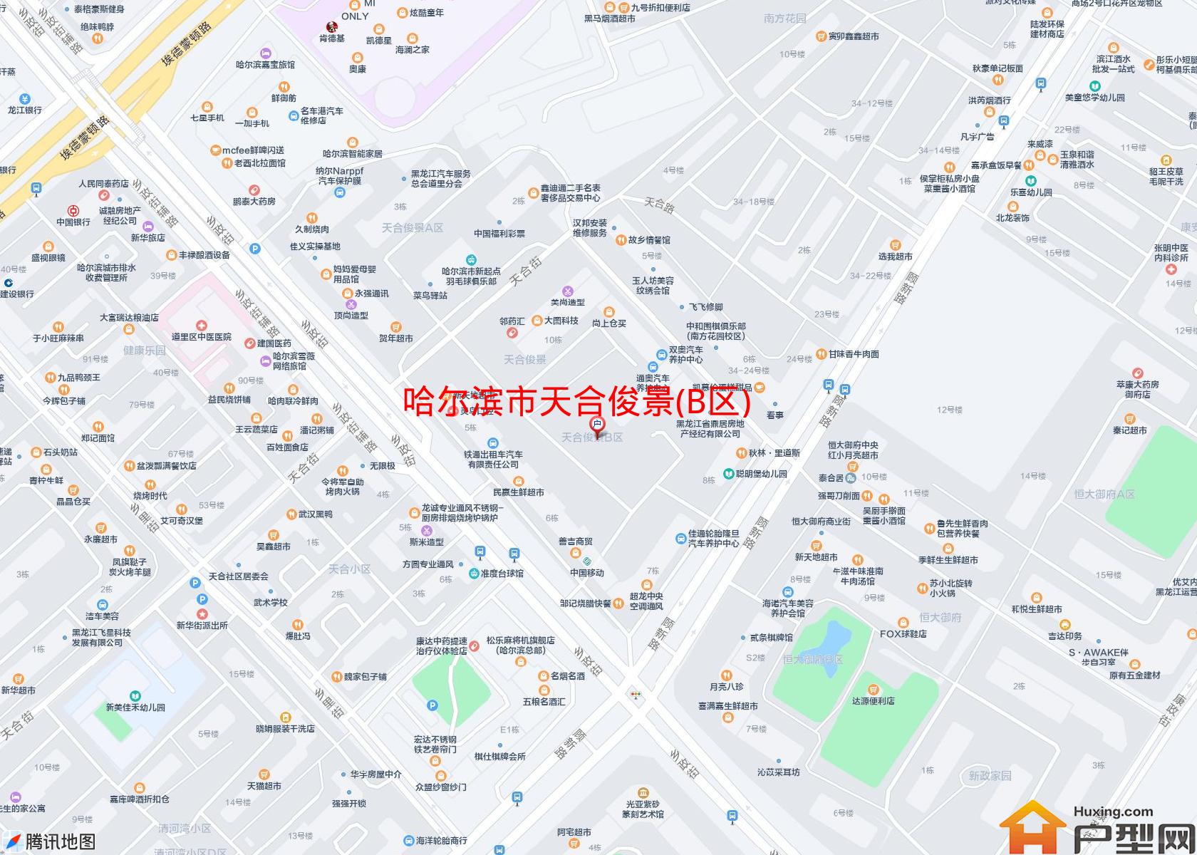 天合俊景(B区)小区 - 户型网
