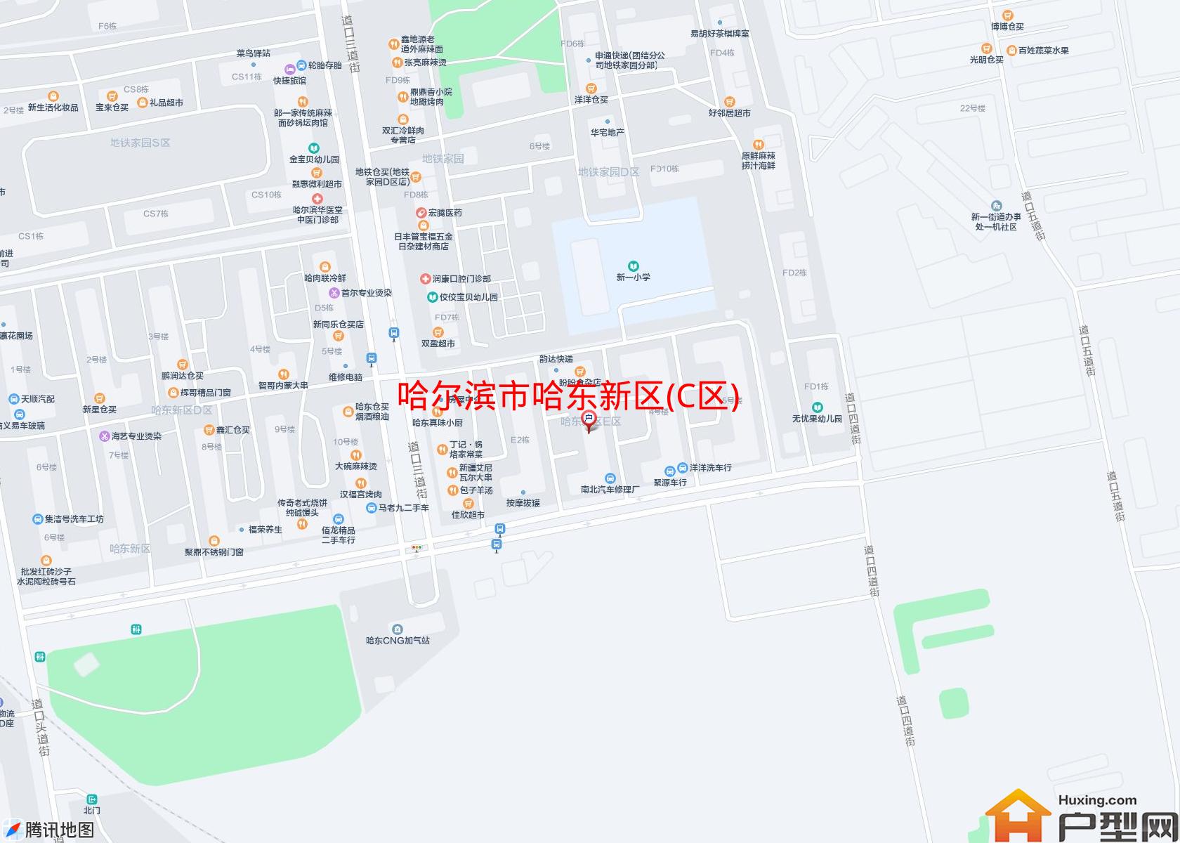 哈东新区(C区)小区 - 户型网