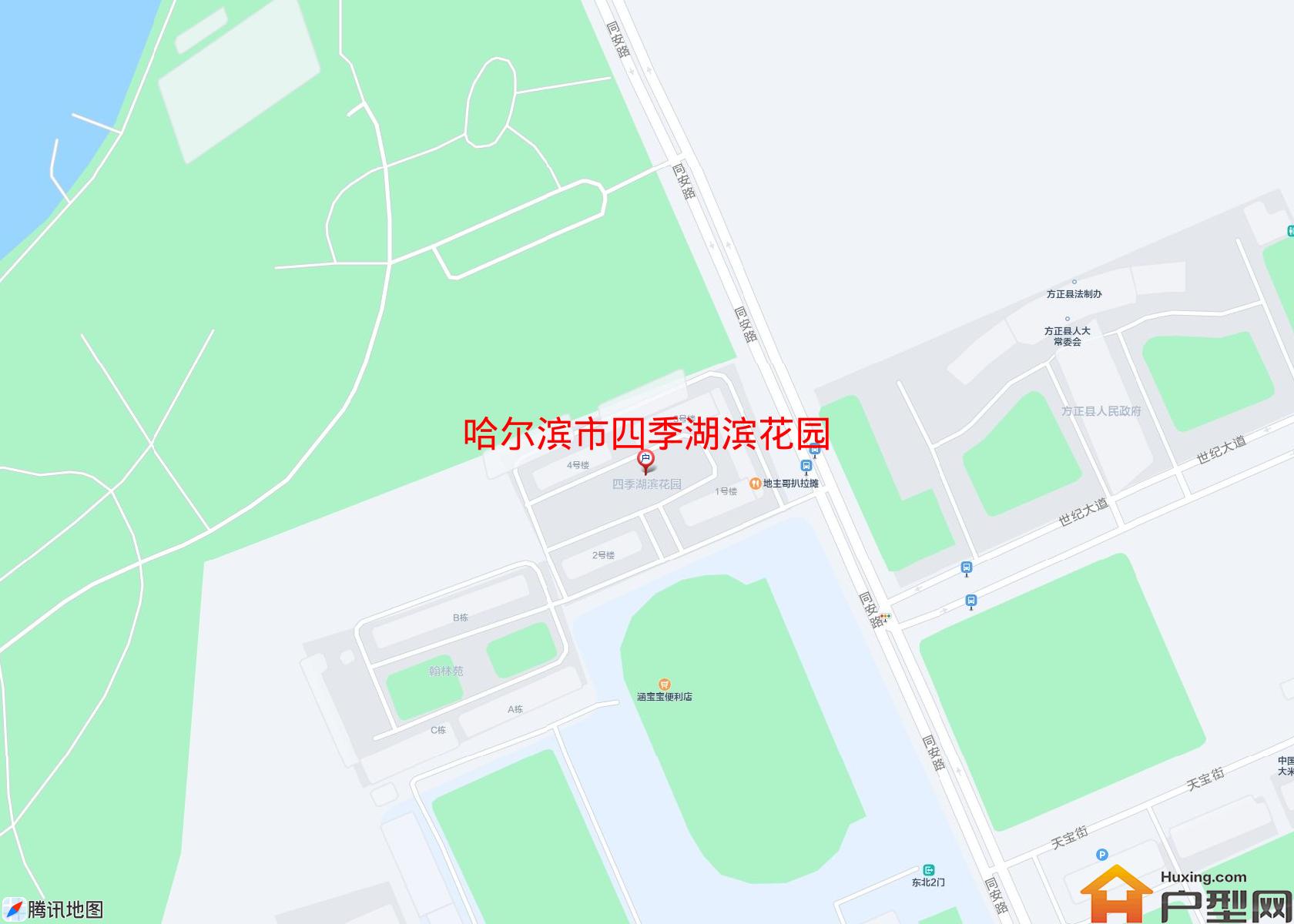四季湖滨花园小区 - 户型网