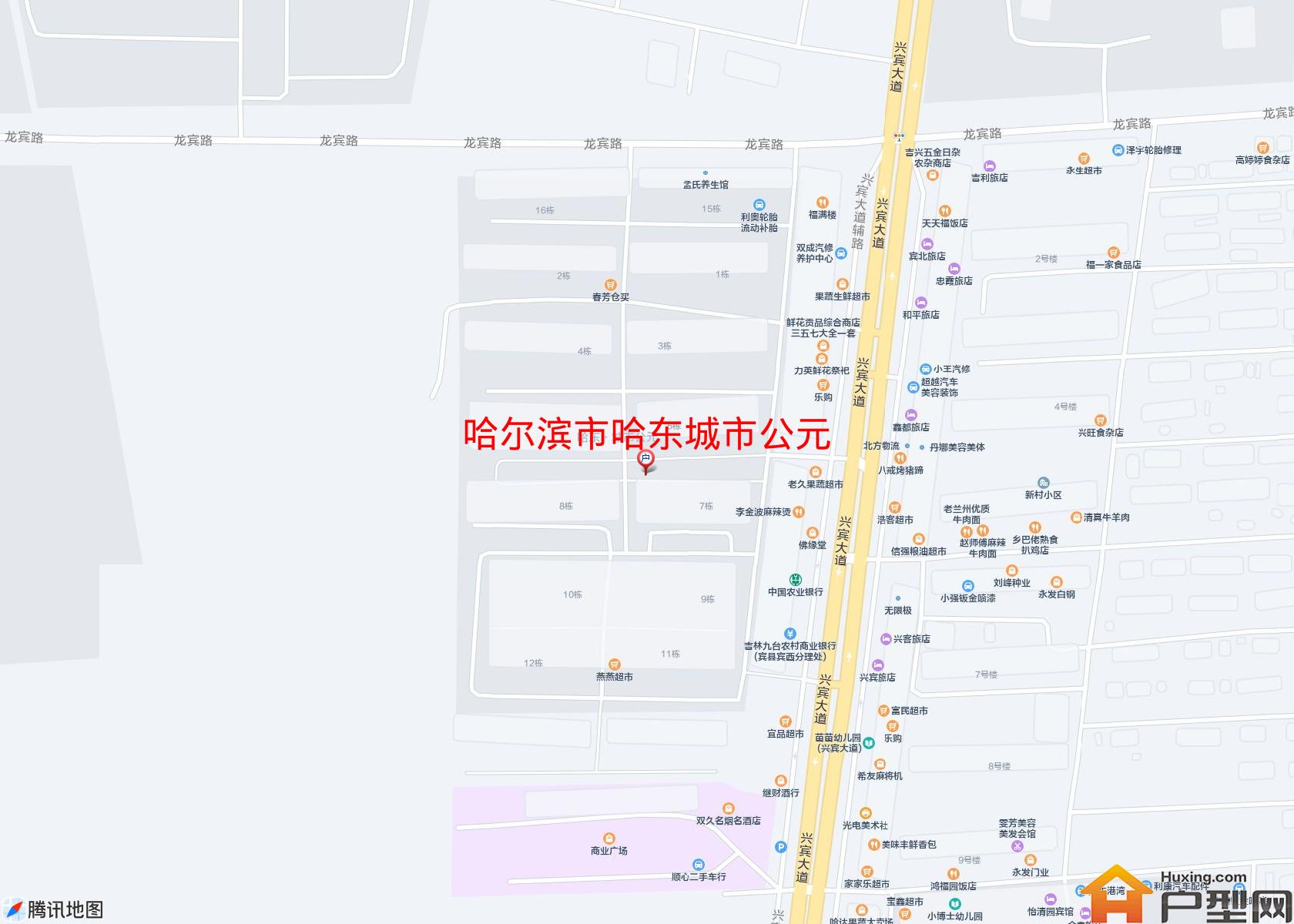 哈东城市公元小区 - 户型网 哈东城市公元小区 - 户型网