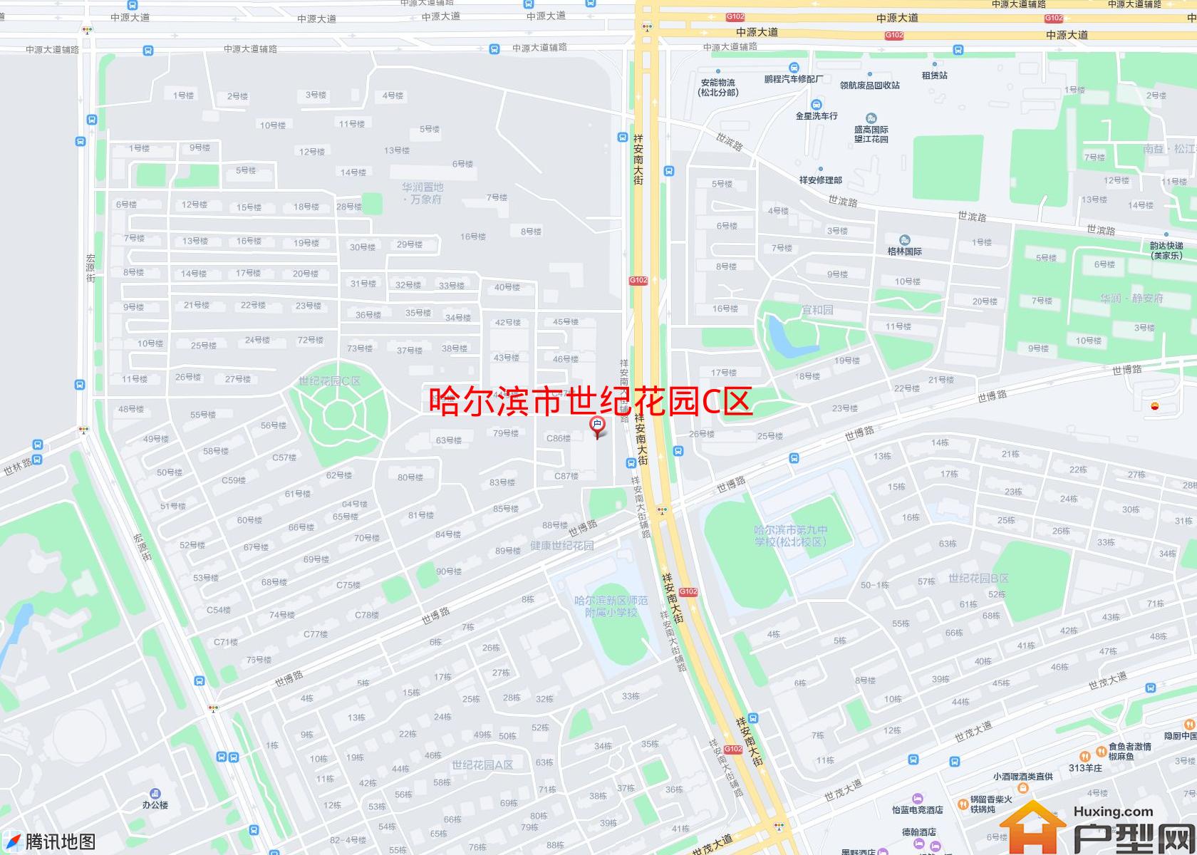 世纪花园C区小区 - 户型网