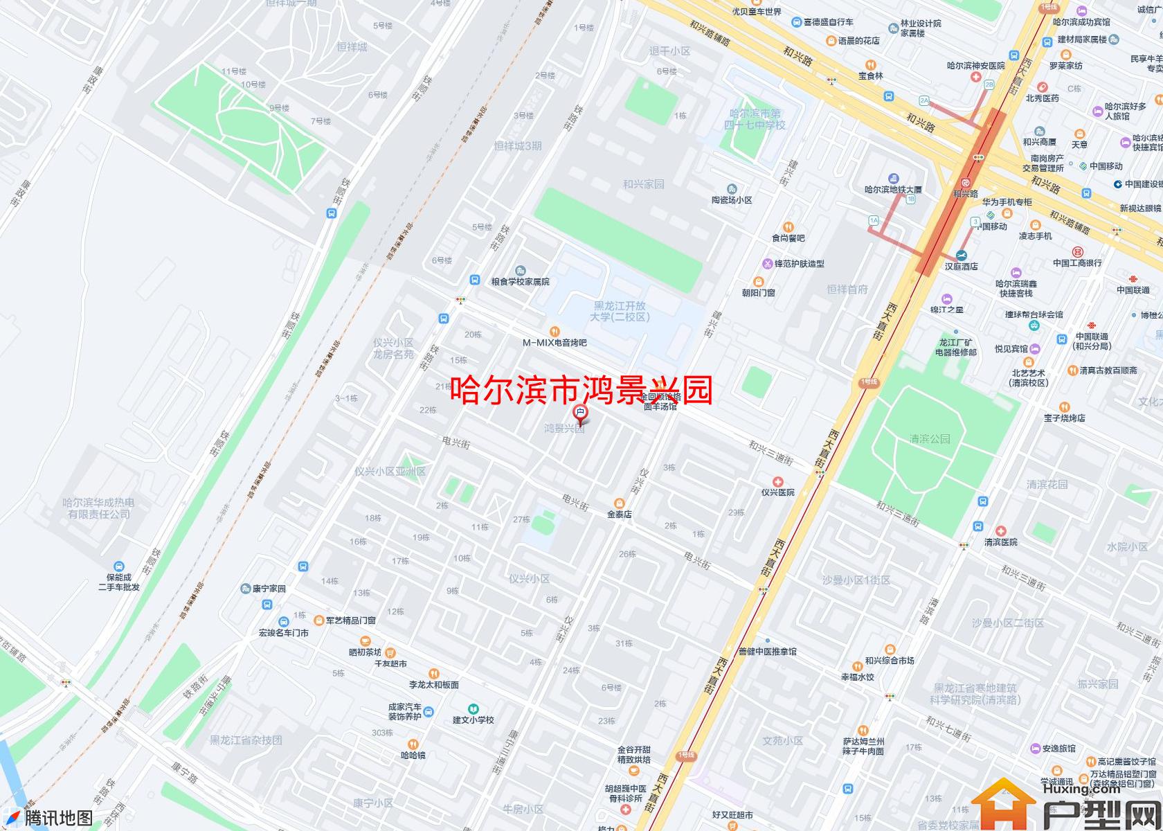 鸿景兴园小区 - 户型网
