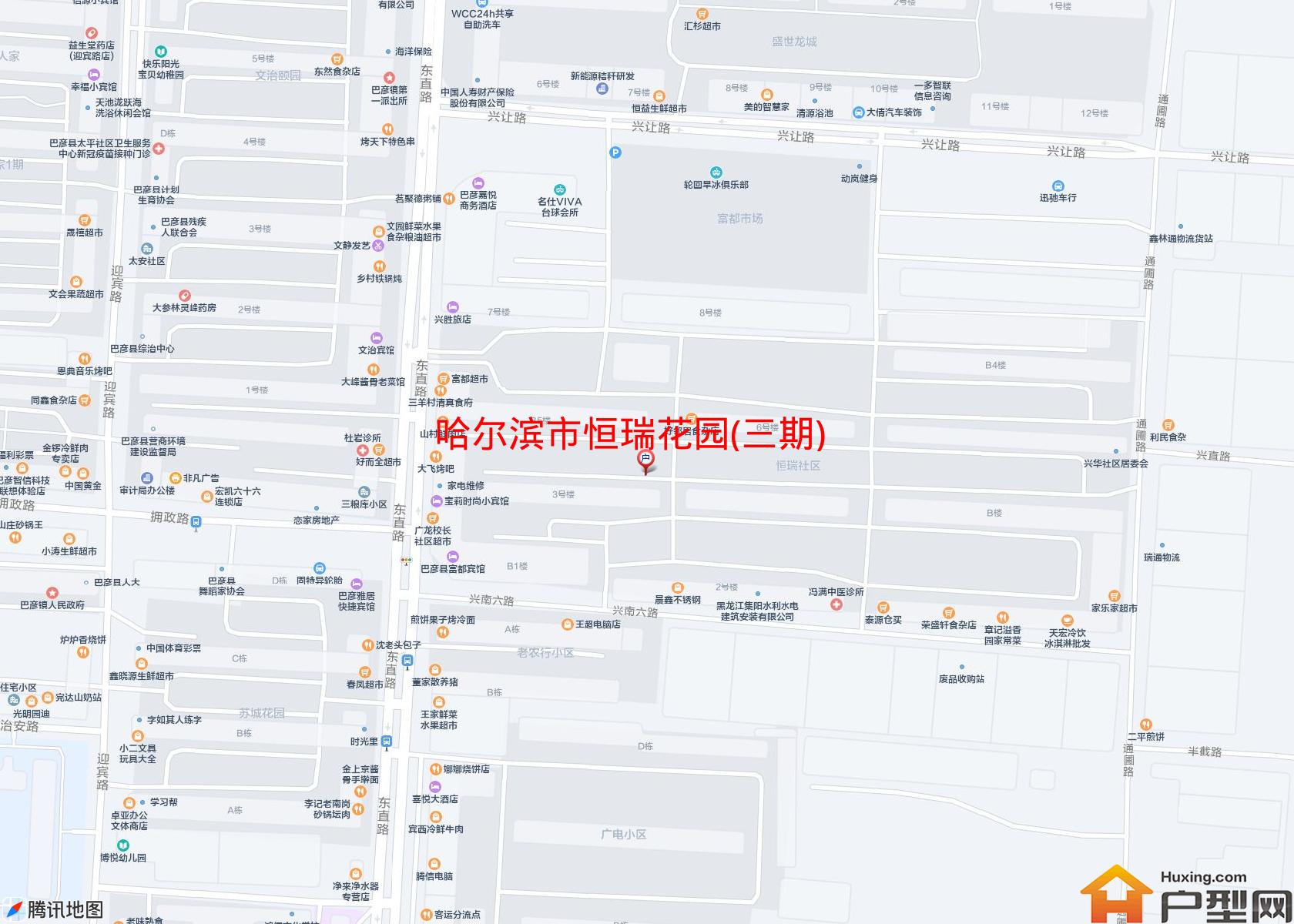 恒瑞花园(三期)小区 - 户型网