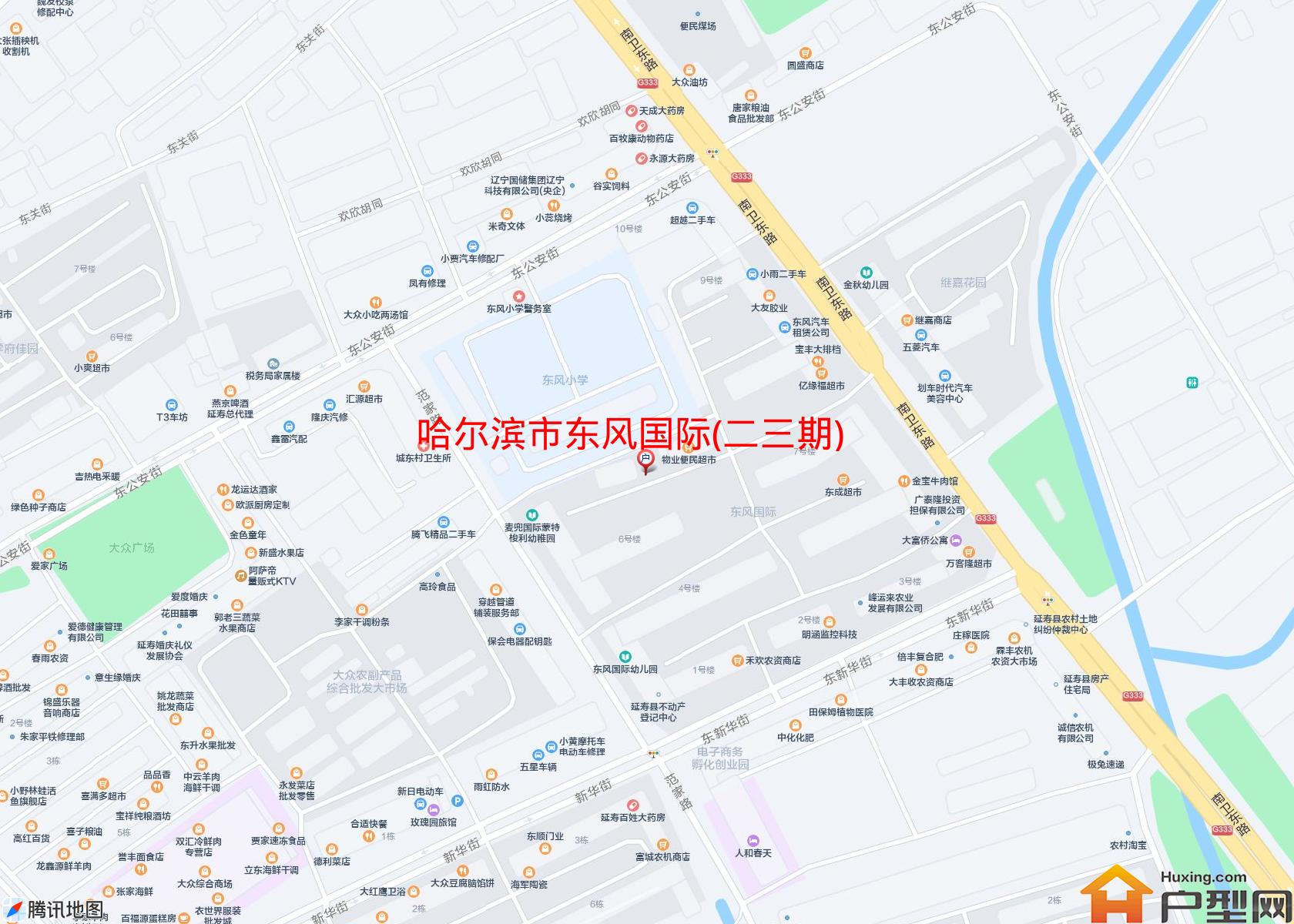 东风国际(二三期)小区 - 户型网