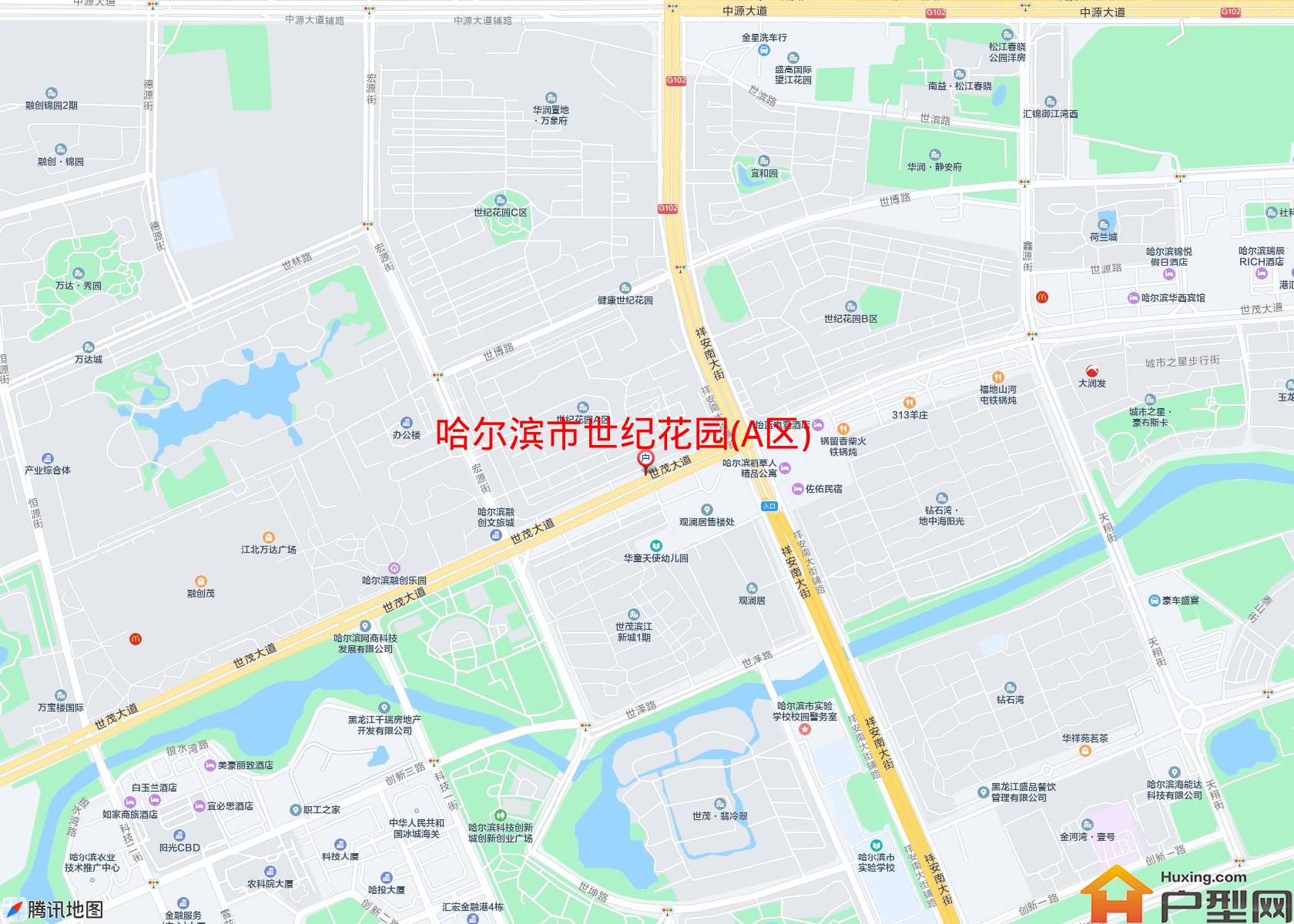 世纪花园(A区)小区 - 户型网