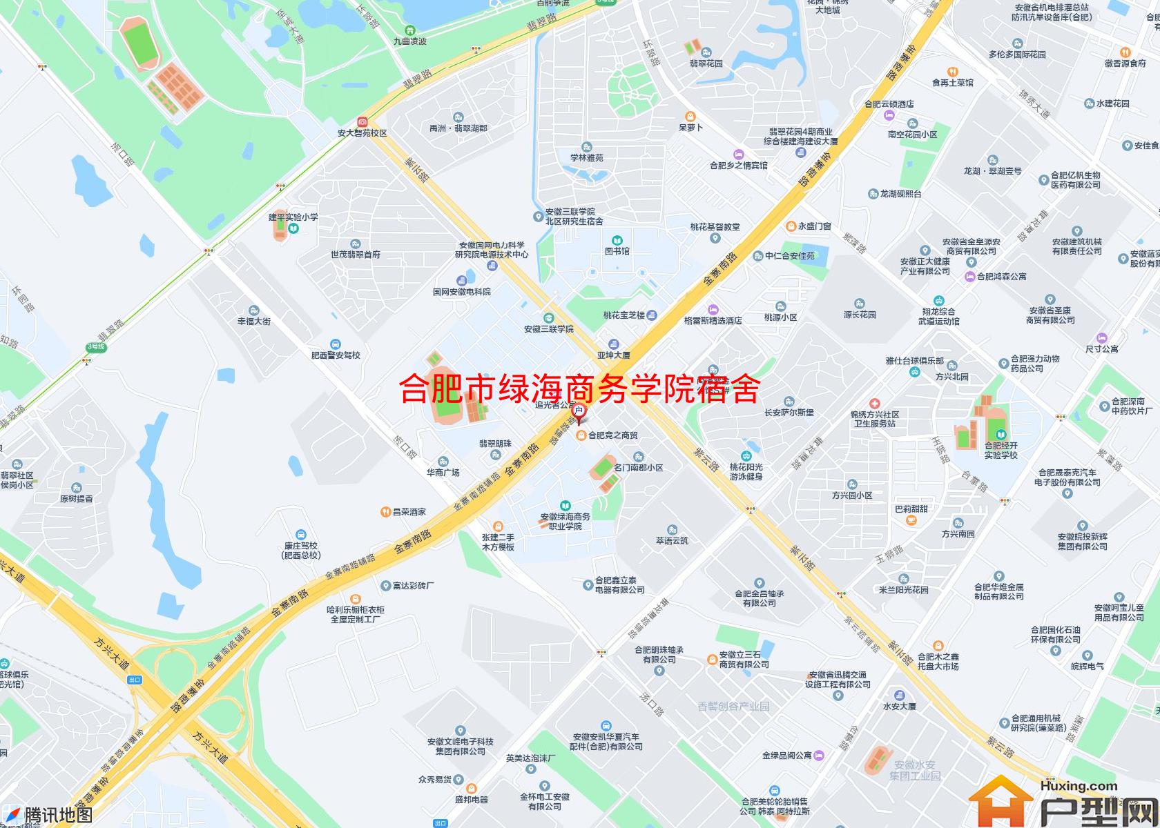 绿海商务学院宿舍小区 - 户型网