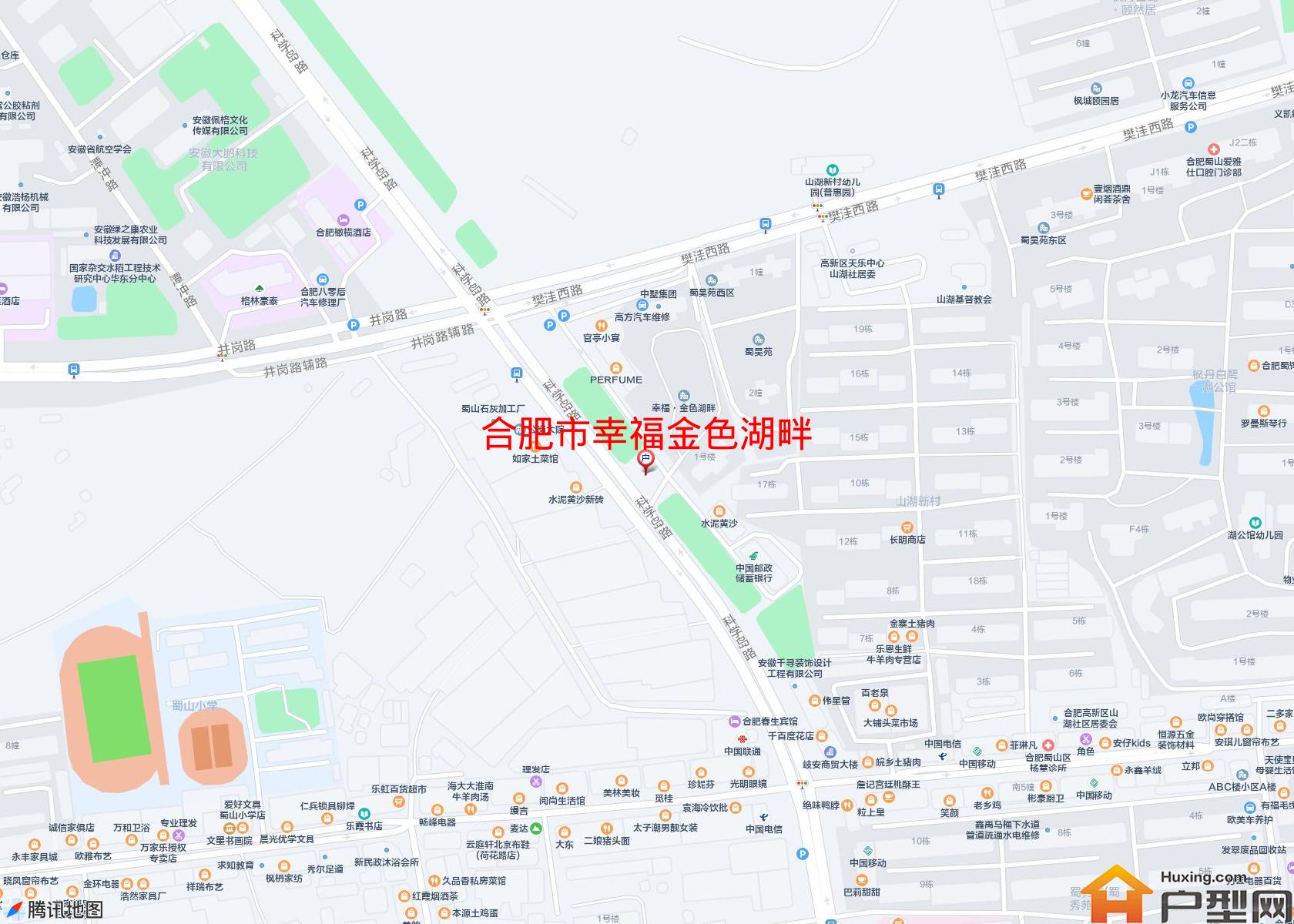 幸福金色湖畔小区 - 户型网