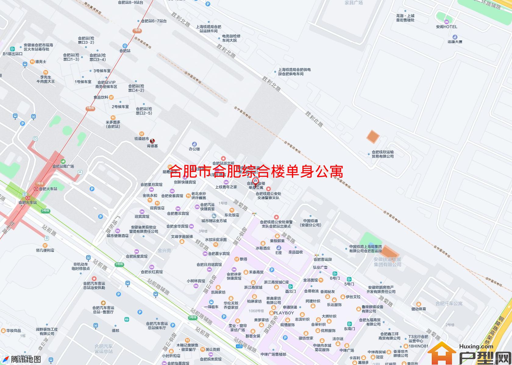 合肥综合楼单身公寓小区 - 户型网