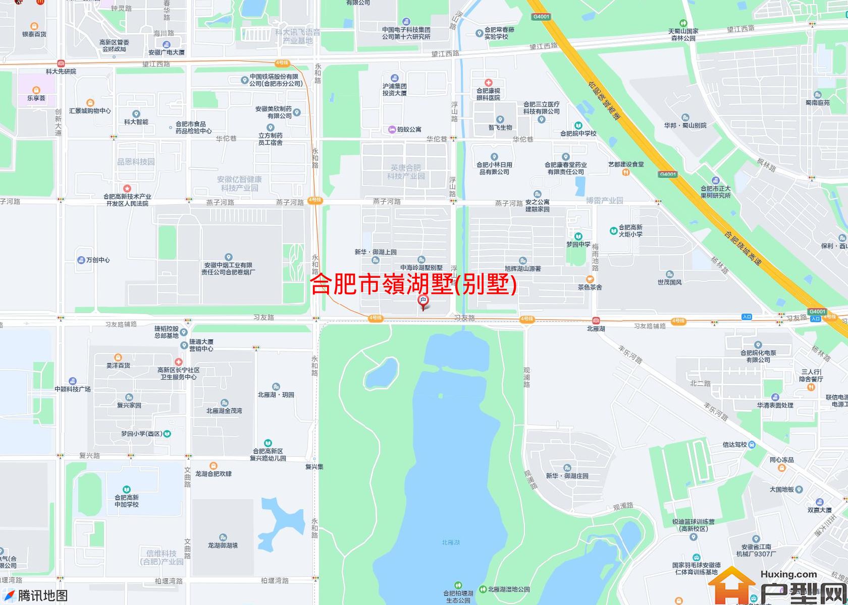 嶺湖墅(别墅)小区 - 户型网