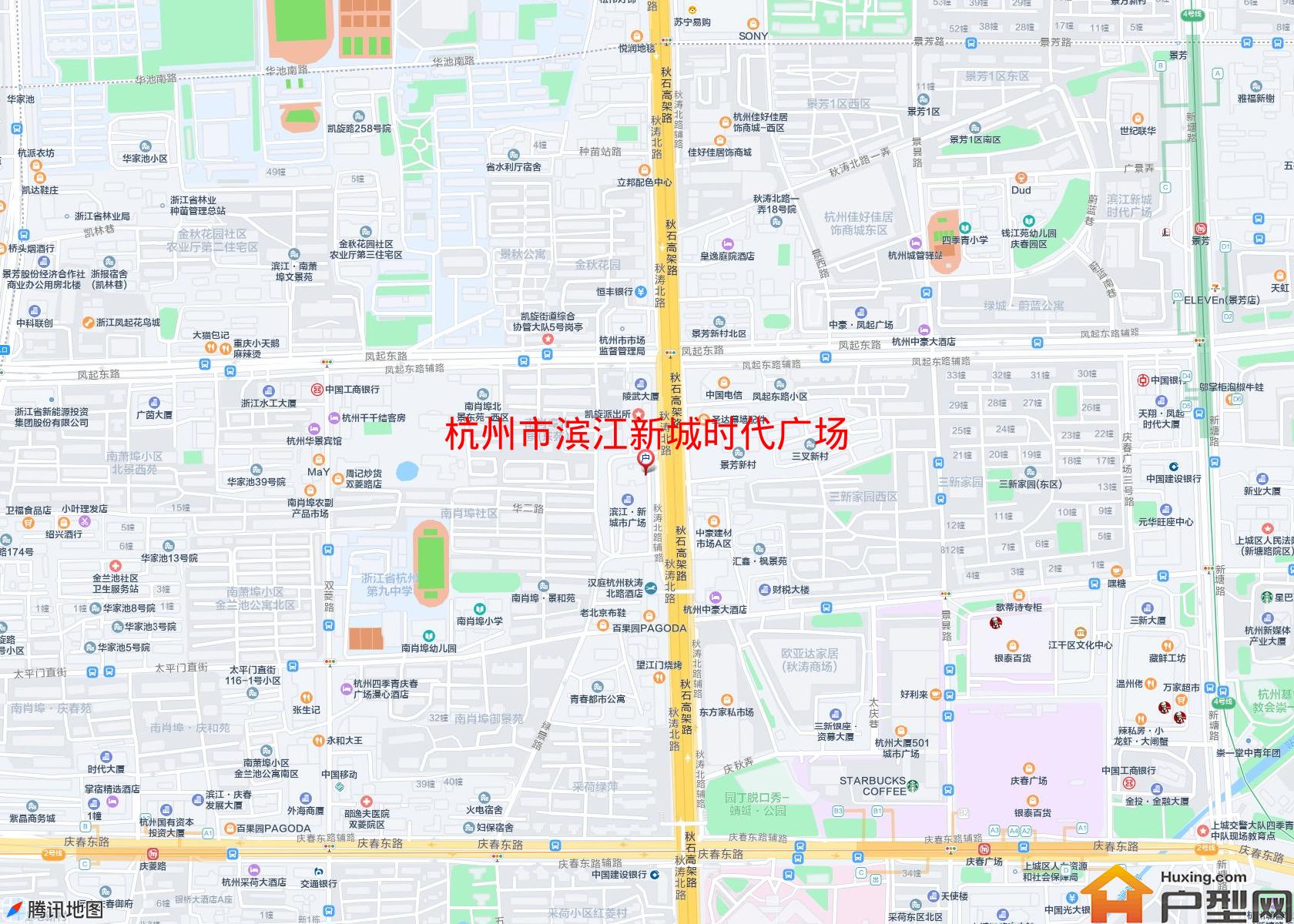 滨江新城时代广场小区 - 户型网