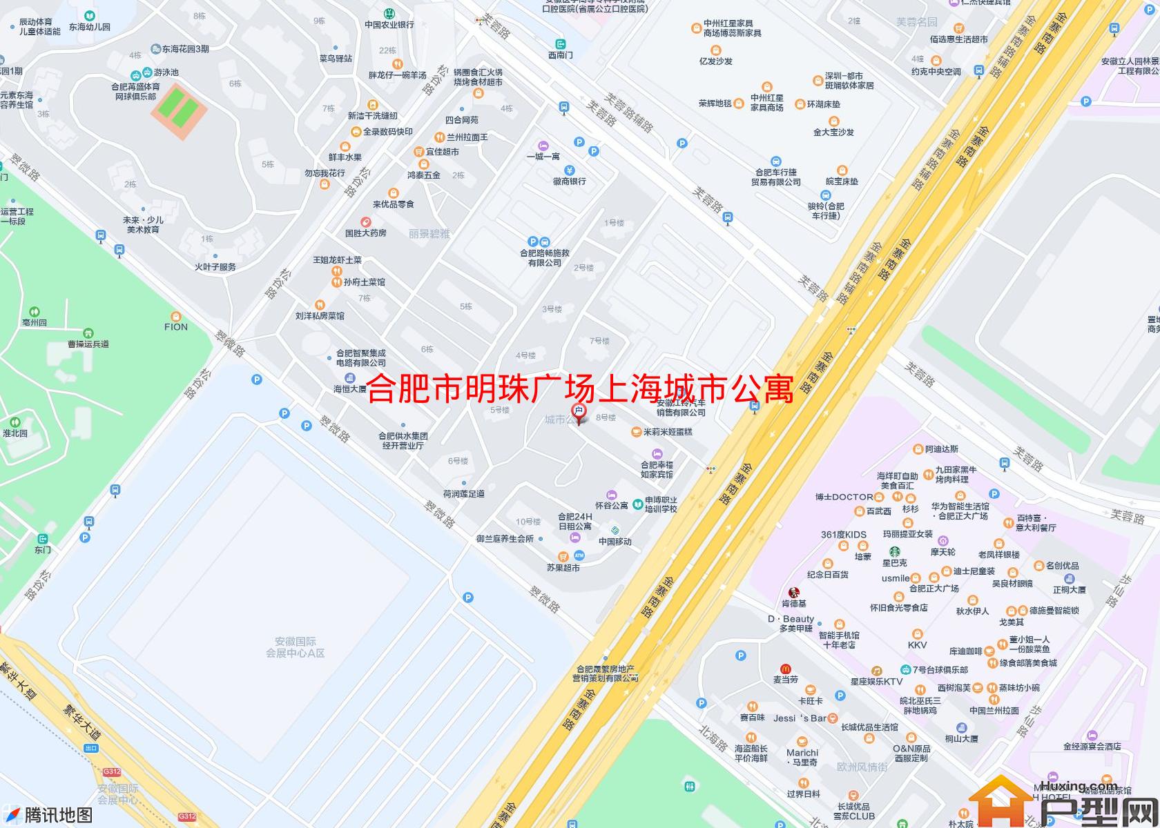 明珠广场上海城市公寓小区 - 户型网