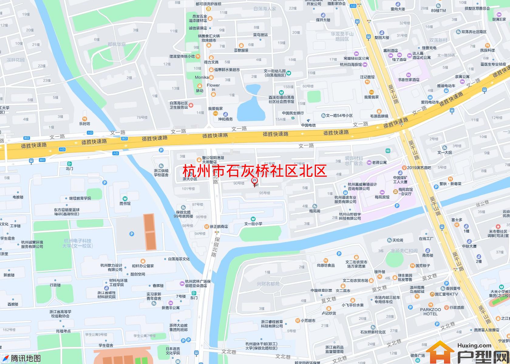 石灰桥社区北区小区 - 户型网