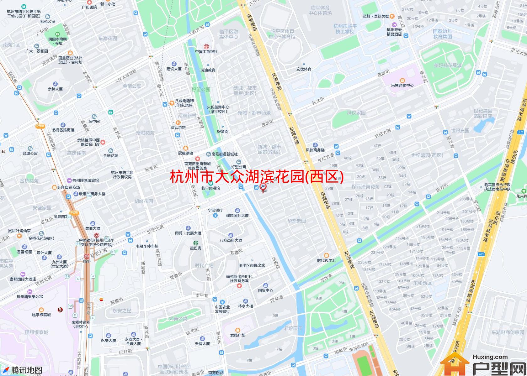 大众湖滨花园(西区)小区 - 户型网