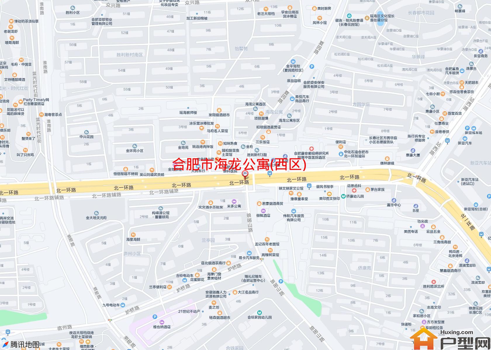 海龙公寓(西区)小区 - 户型网