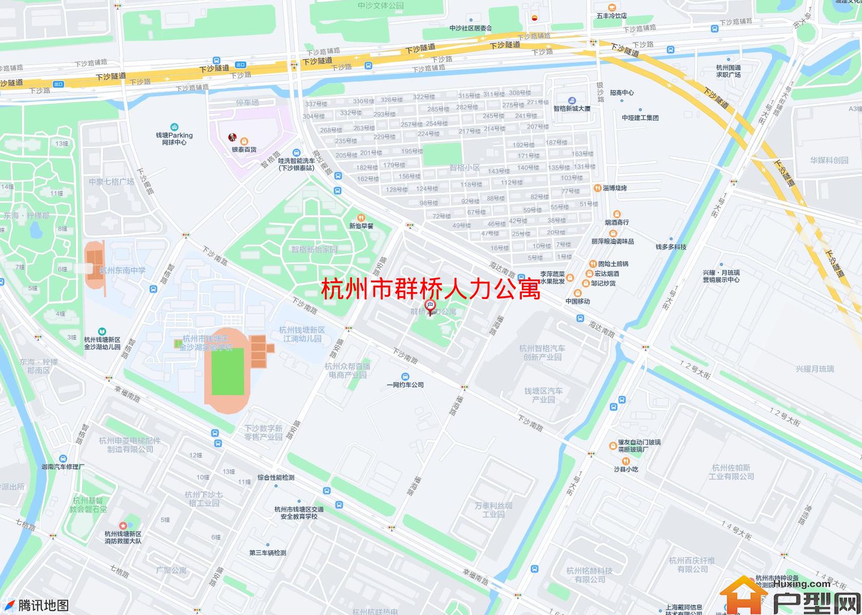 群桥人力公寓小区 - 户型网