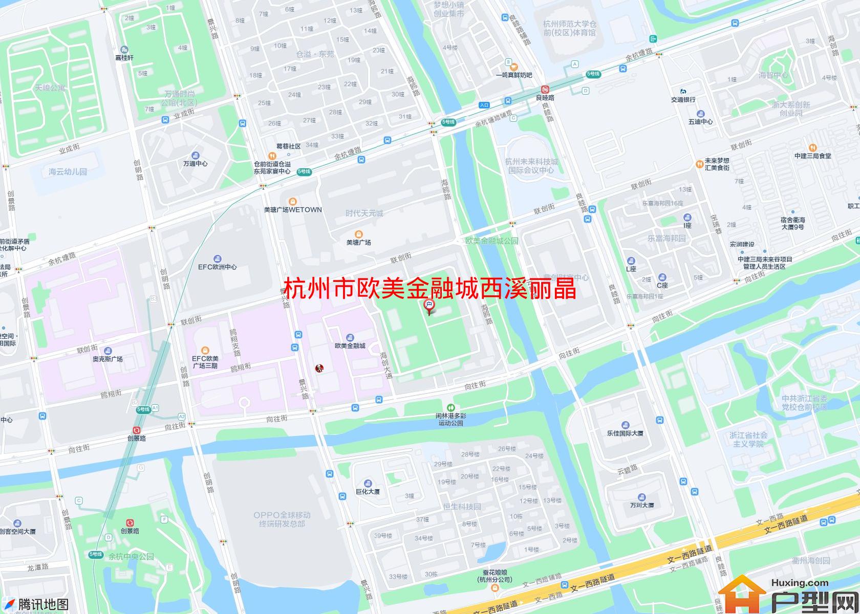 欧美金融城西溪丽晶小区 - 户型网