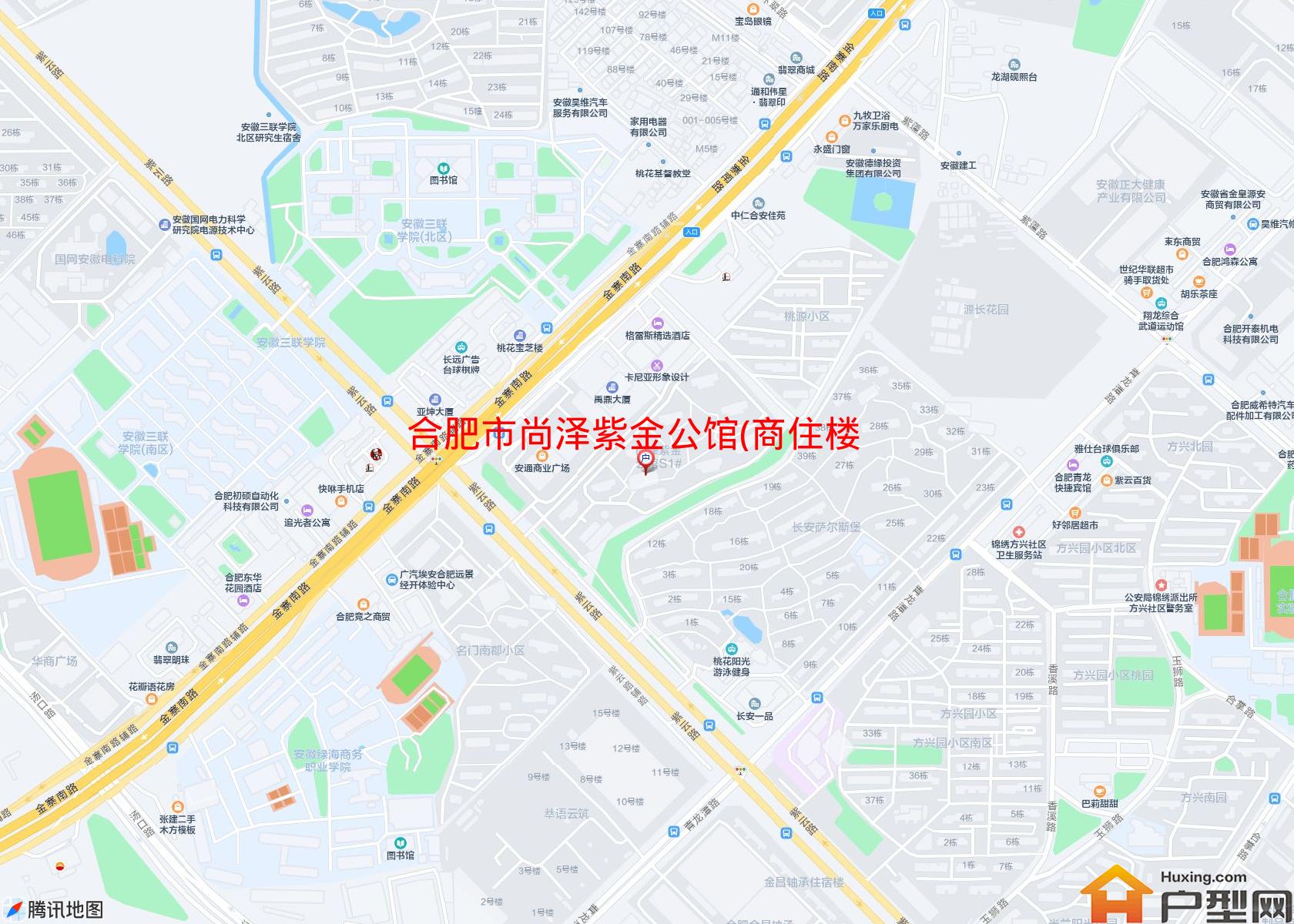 尚泽紫金公馆(商住楼)小区 - 户型网