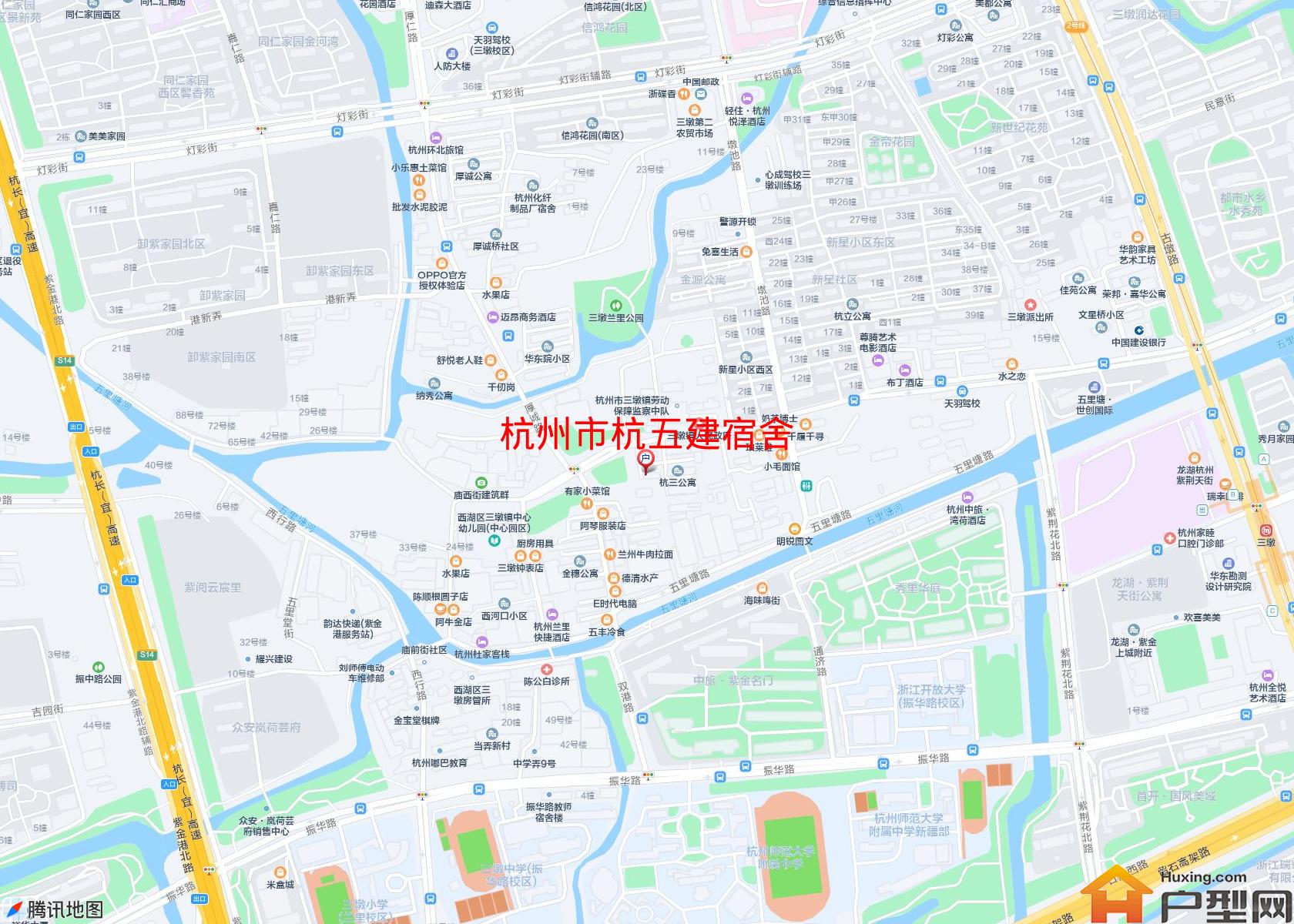 杭五建宿舍小区 - 户型网