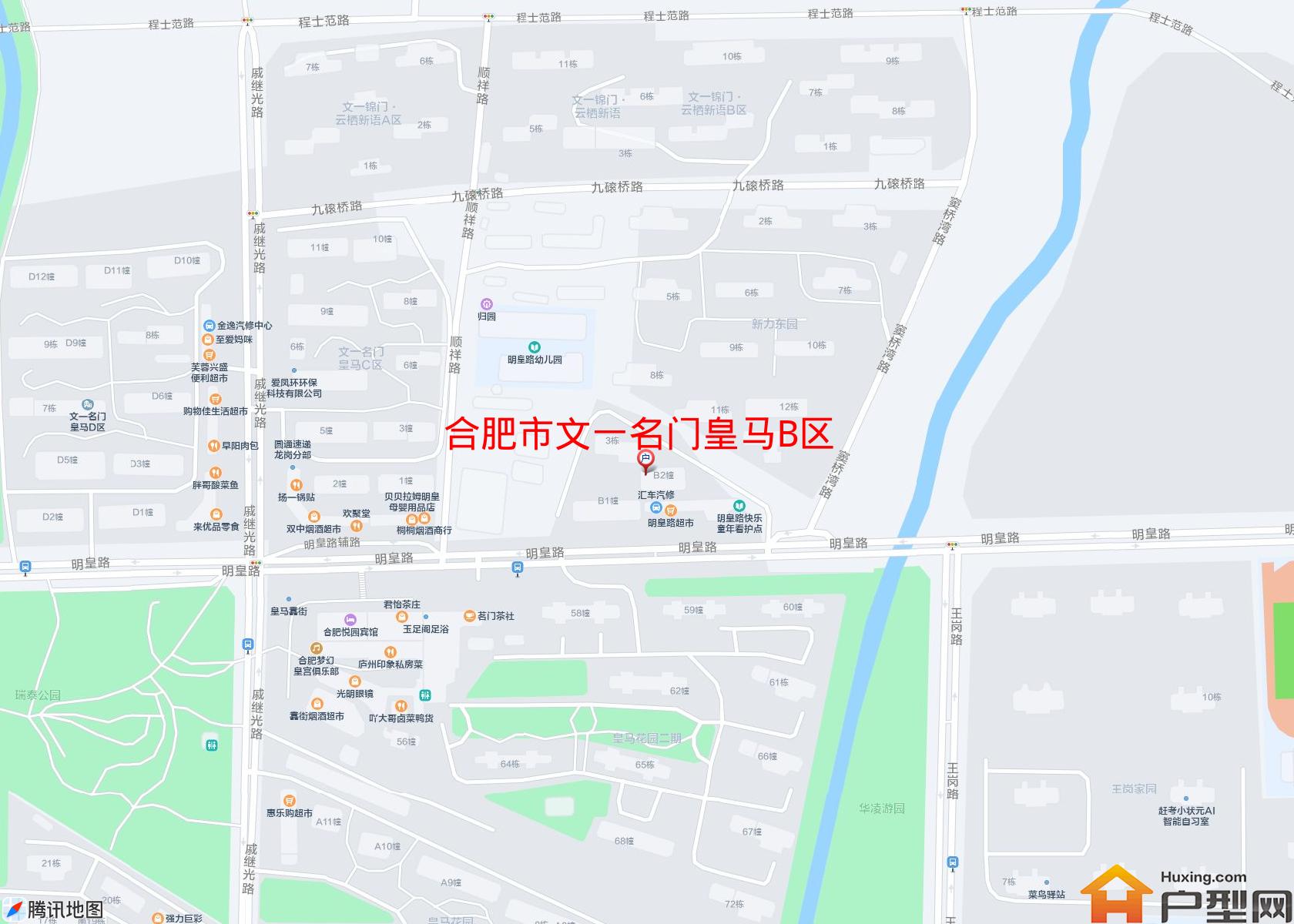 文一名门皇马B区小区 - 户型网