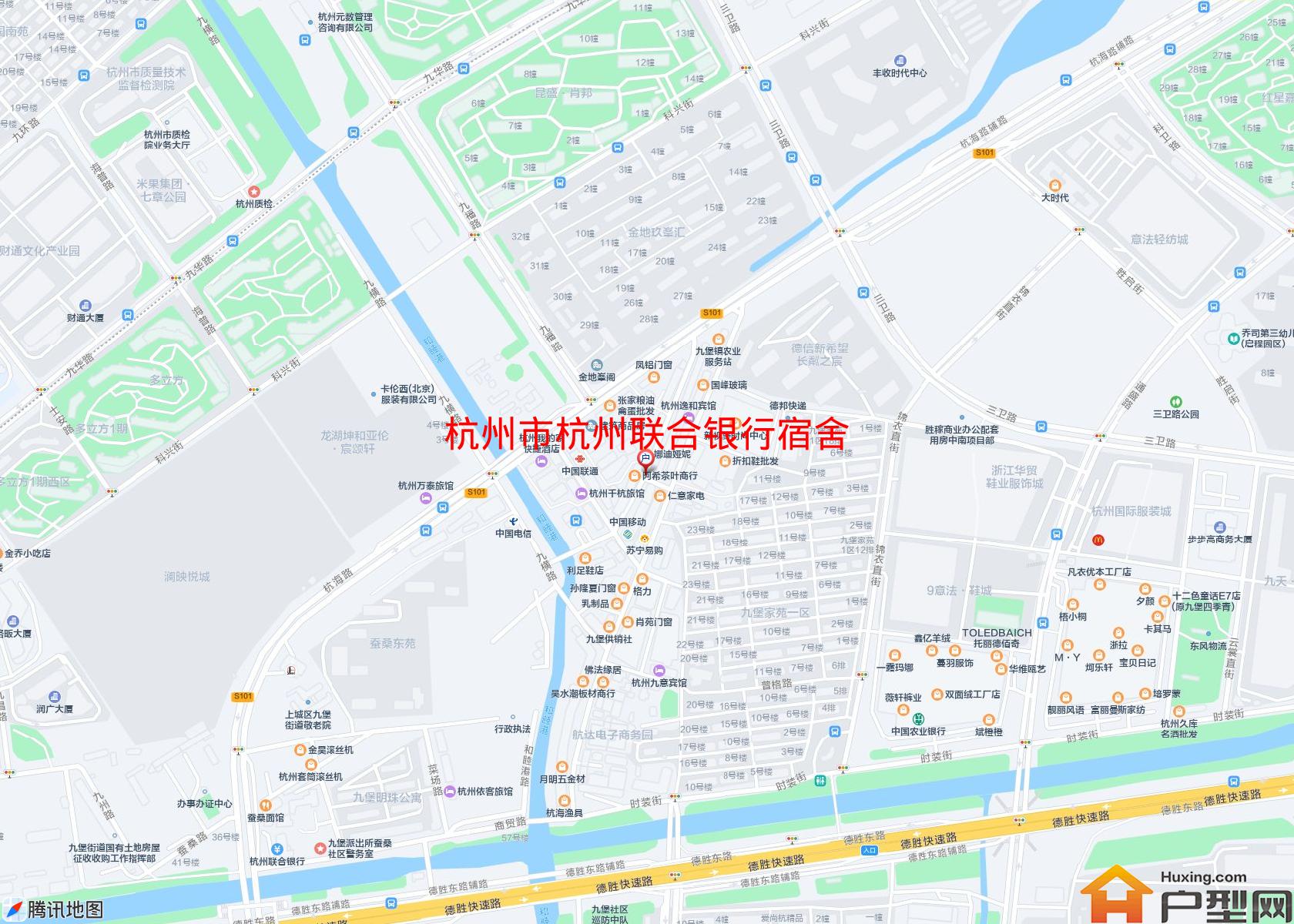 杭州联合银行宿舍小区 - 户型网
