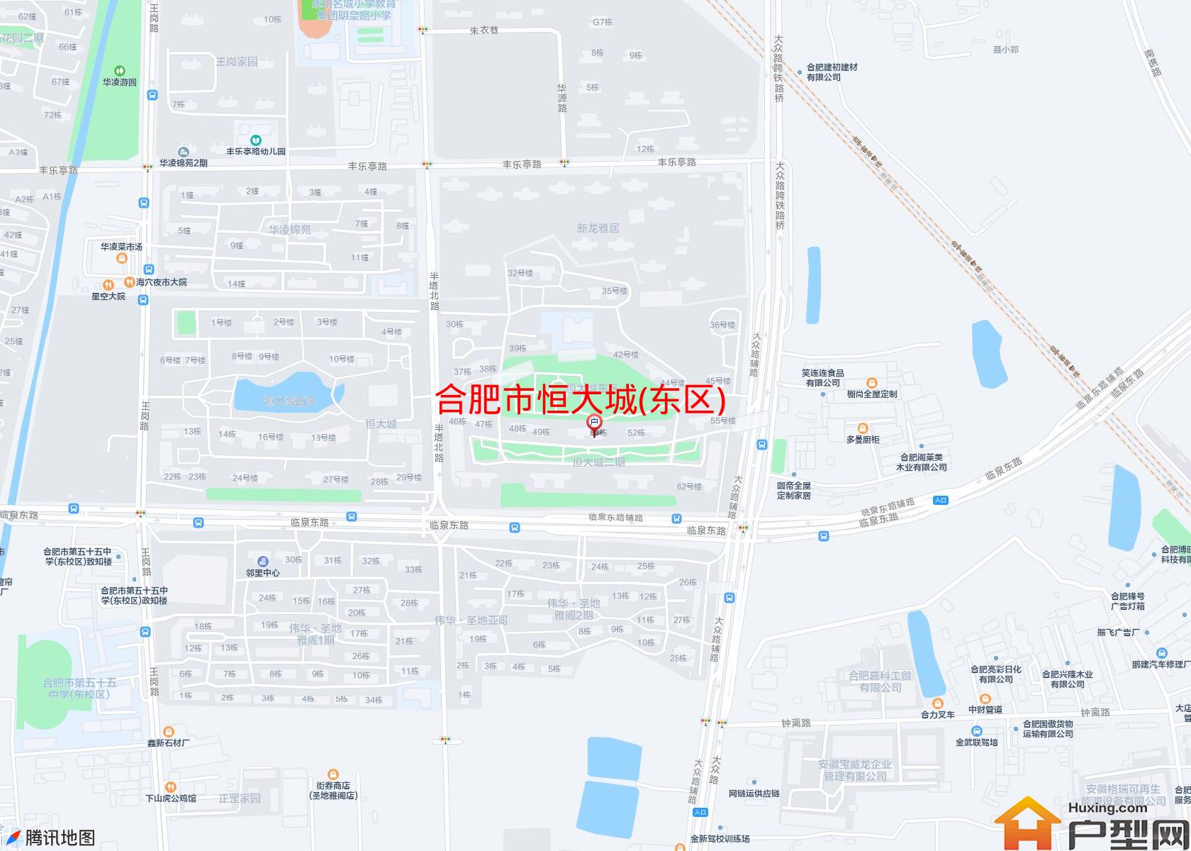 恒大城(东区)小区 - 户型网