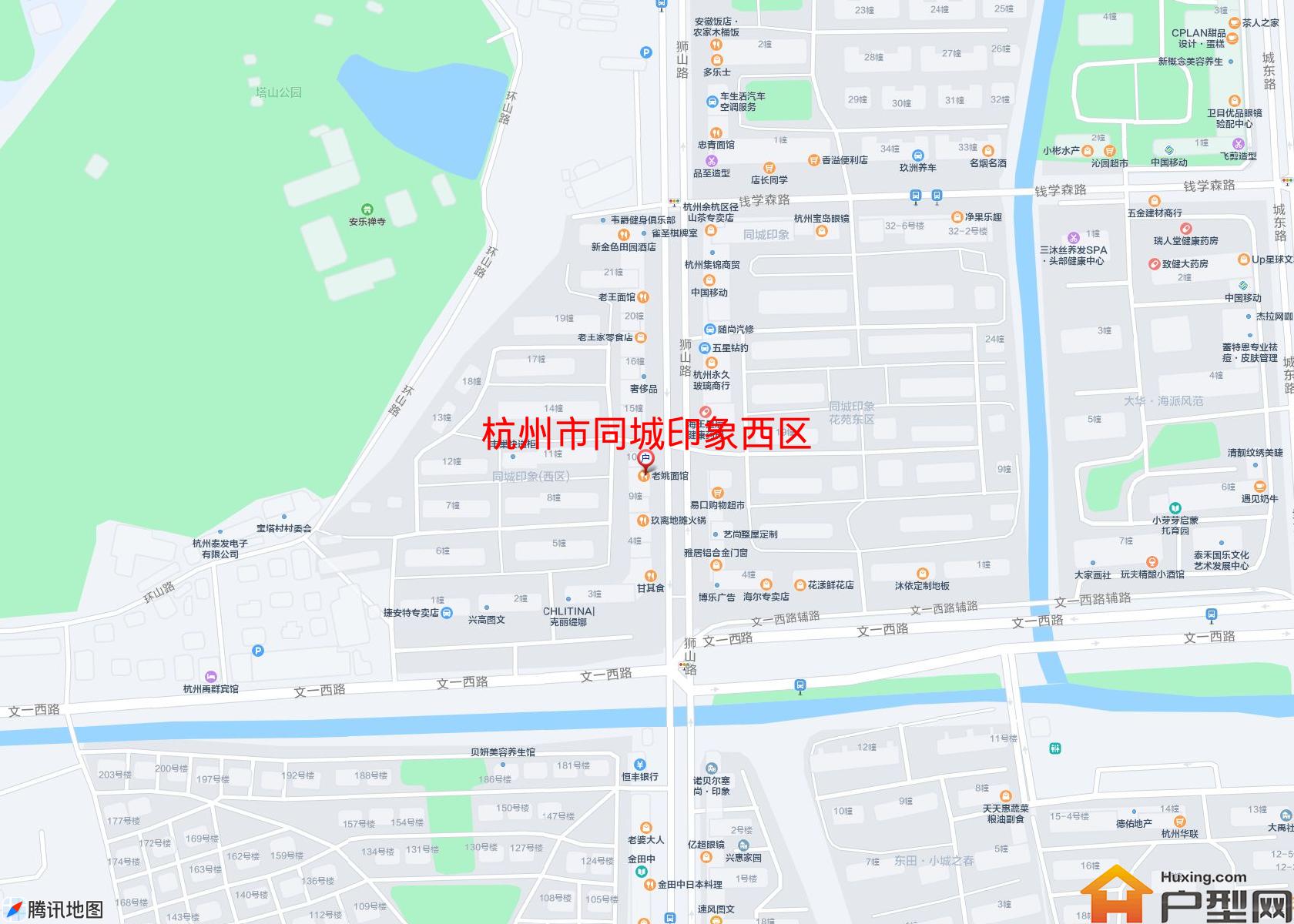 同城印象西区小区 - 户型网