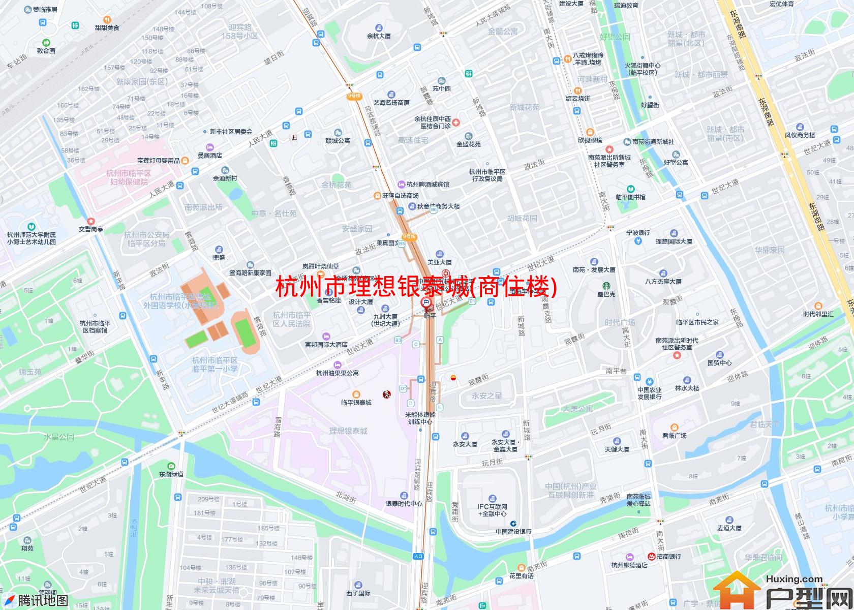 理想银泰城(商住楼)小区 - 户型网