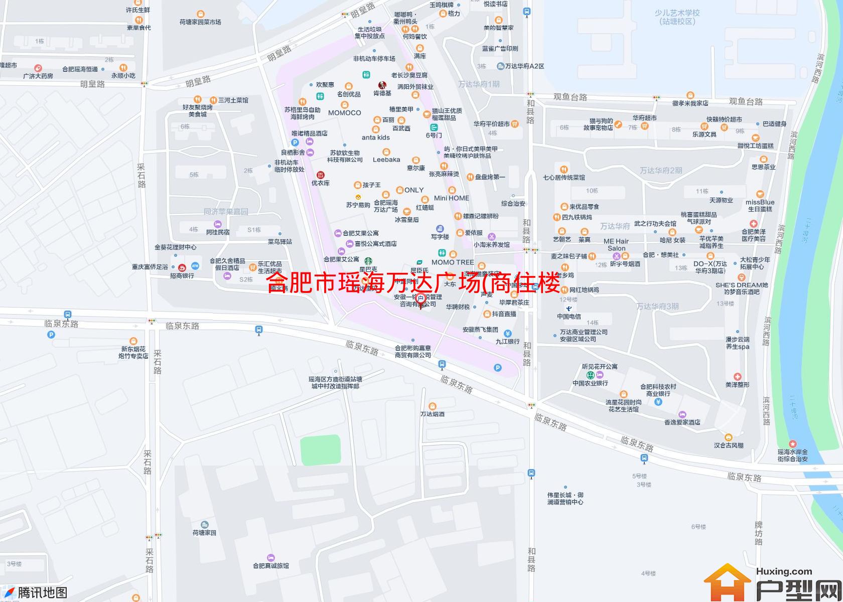 瑶海万达广场(商住楼)小区 - 户型网