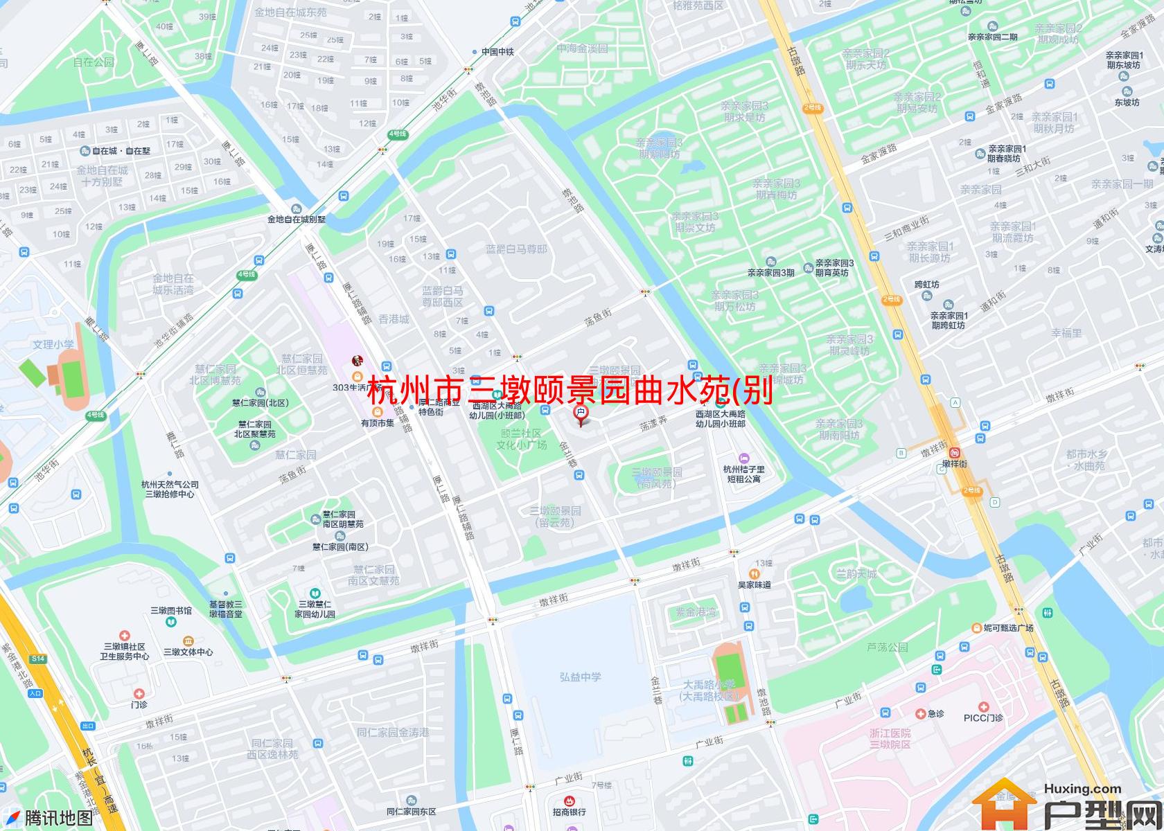 三墩颐景园曲水苑(别墅)小区 - 户型网