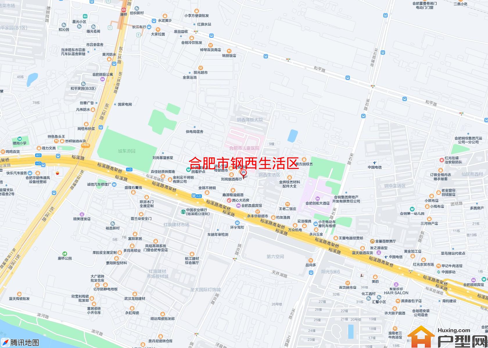 钢西生活区小区 - 户型网