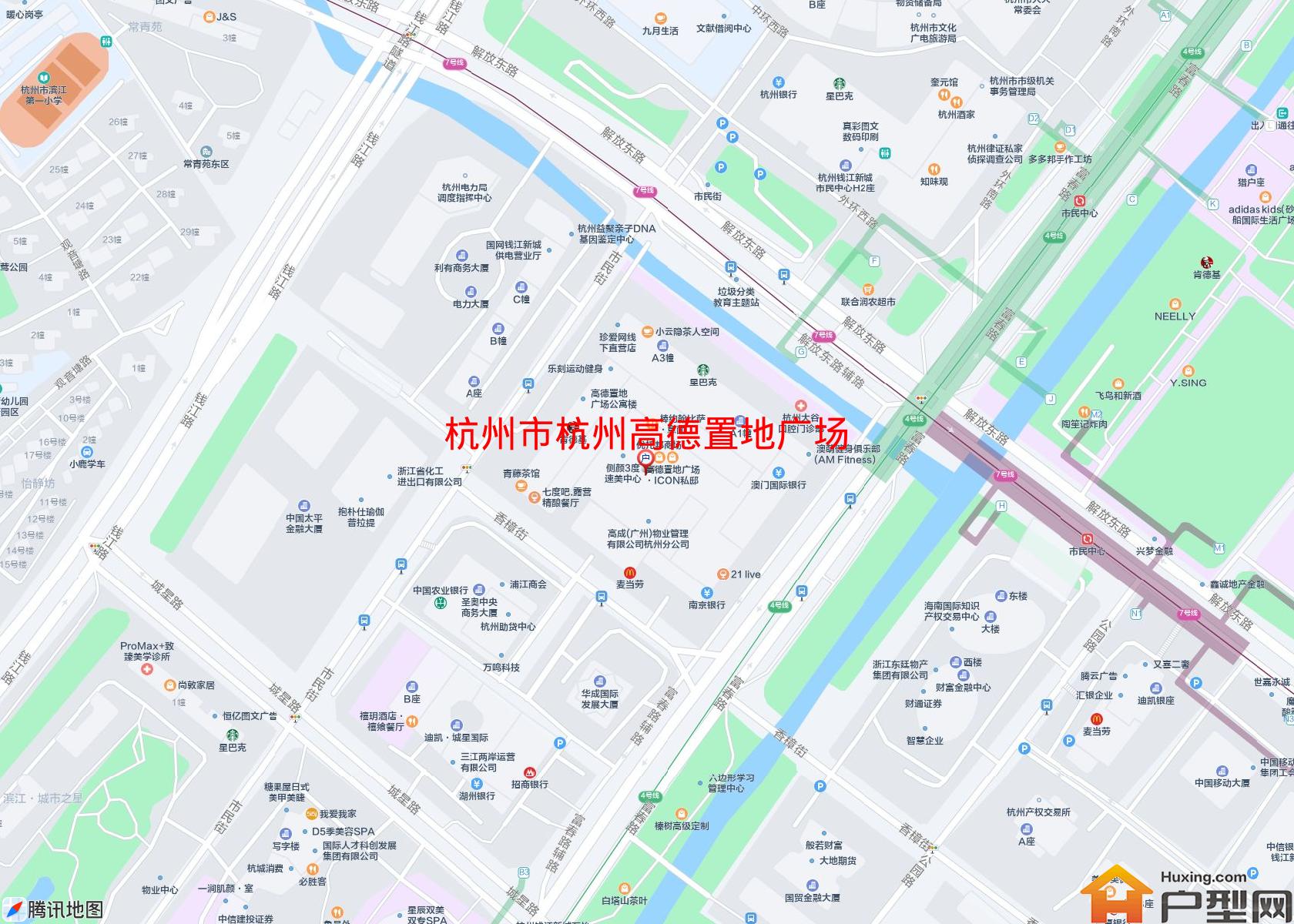 杭州高德置地广场小区 - 户型网