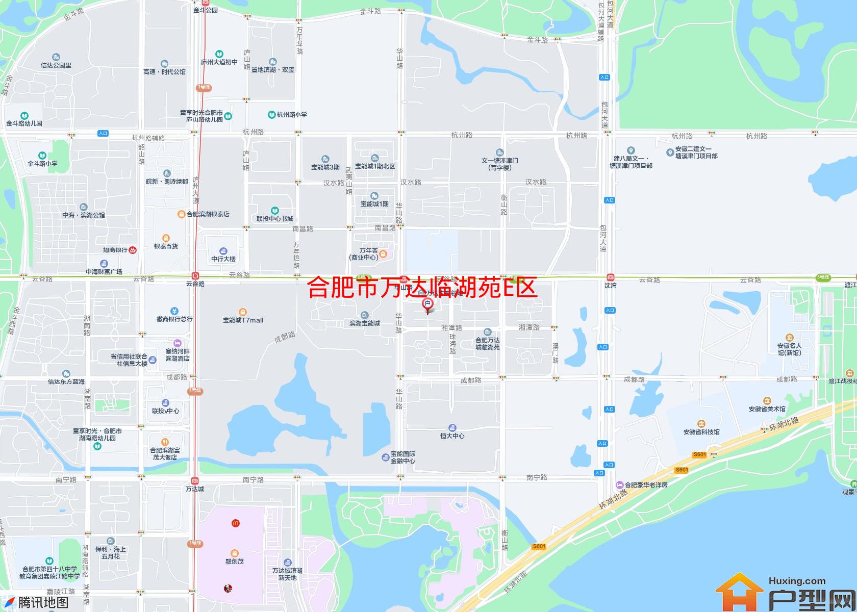 万达临湖苑E区小区 - 户型网