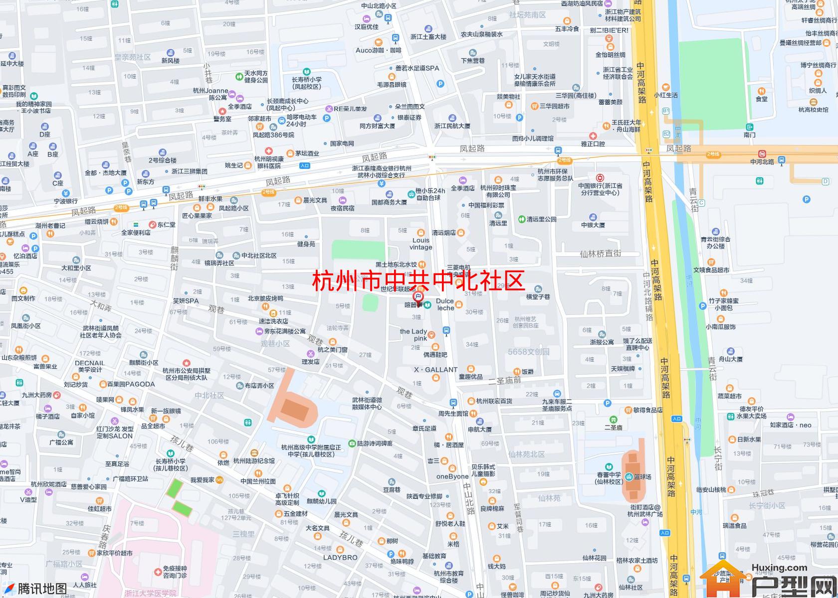 中共中北社区小区 - 户型网