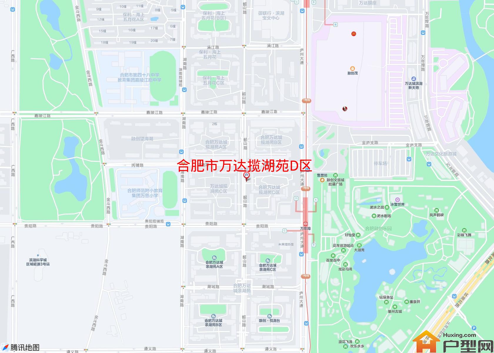 万达揽湖苑D区小区 - 户型网