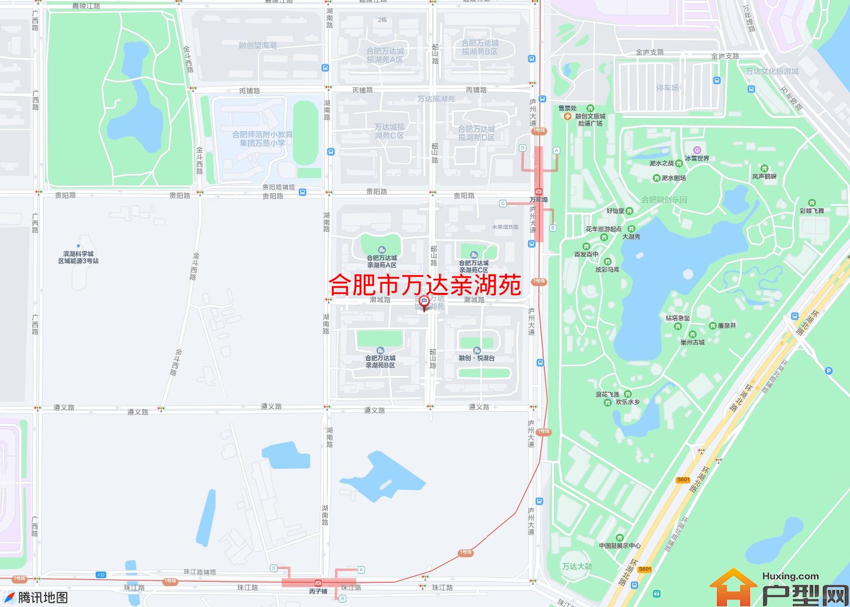 万达亲湖苑小区 - 户型网