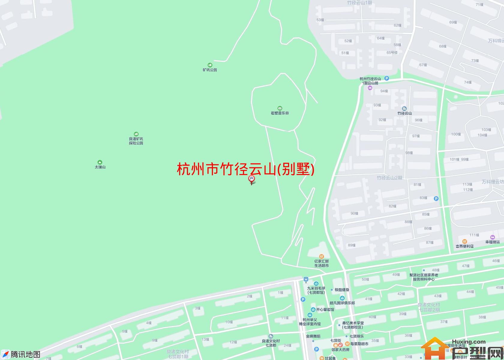 竹径云山(别墅)小区 - 户型网