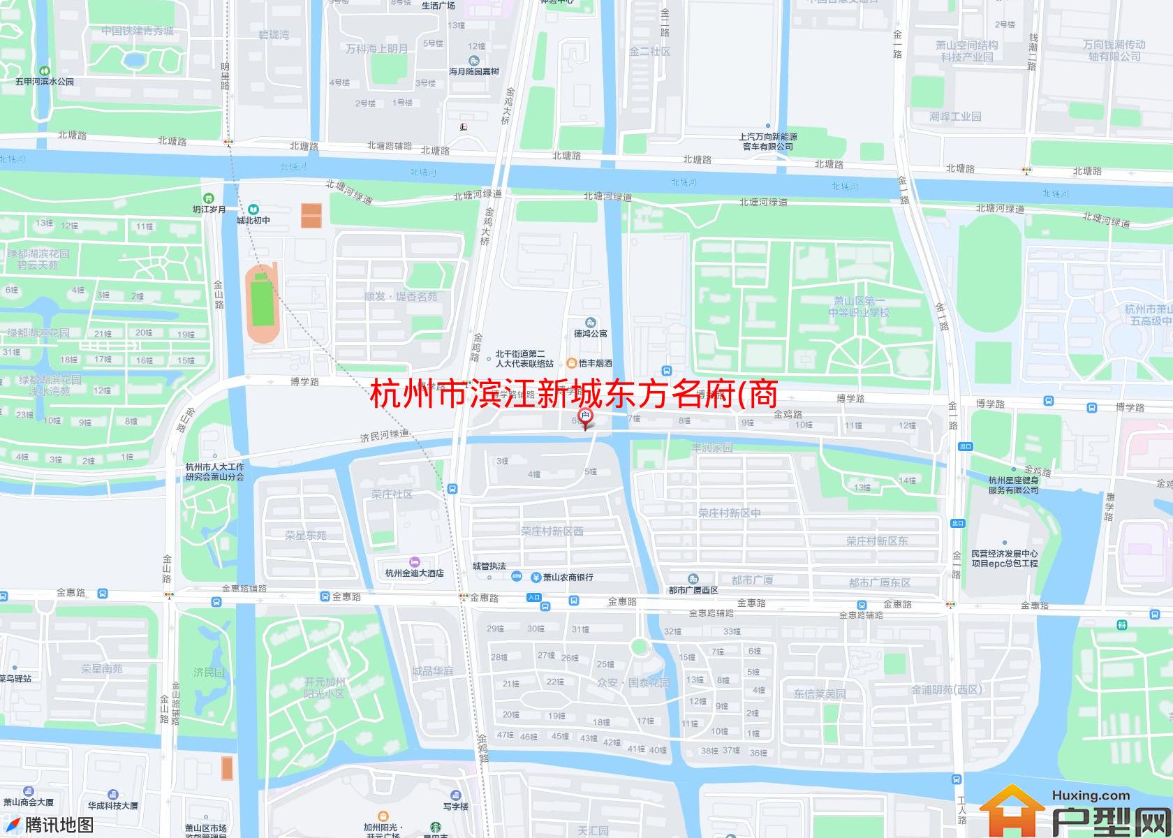 滨江新城东方名府(商住楼)小区 - 户型网