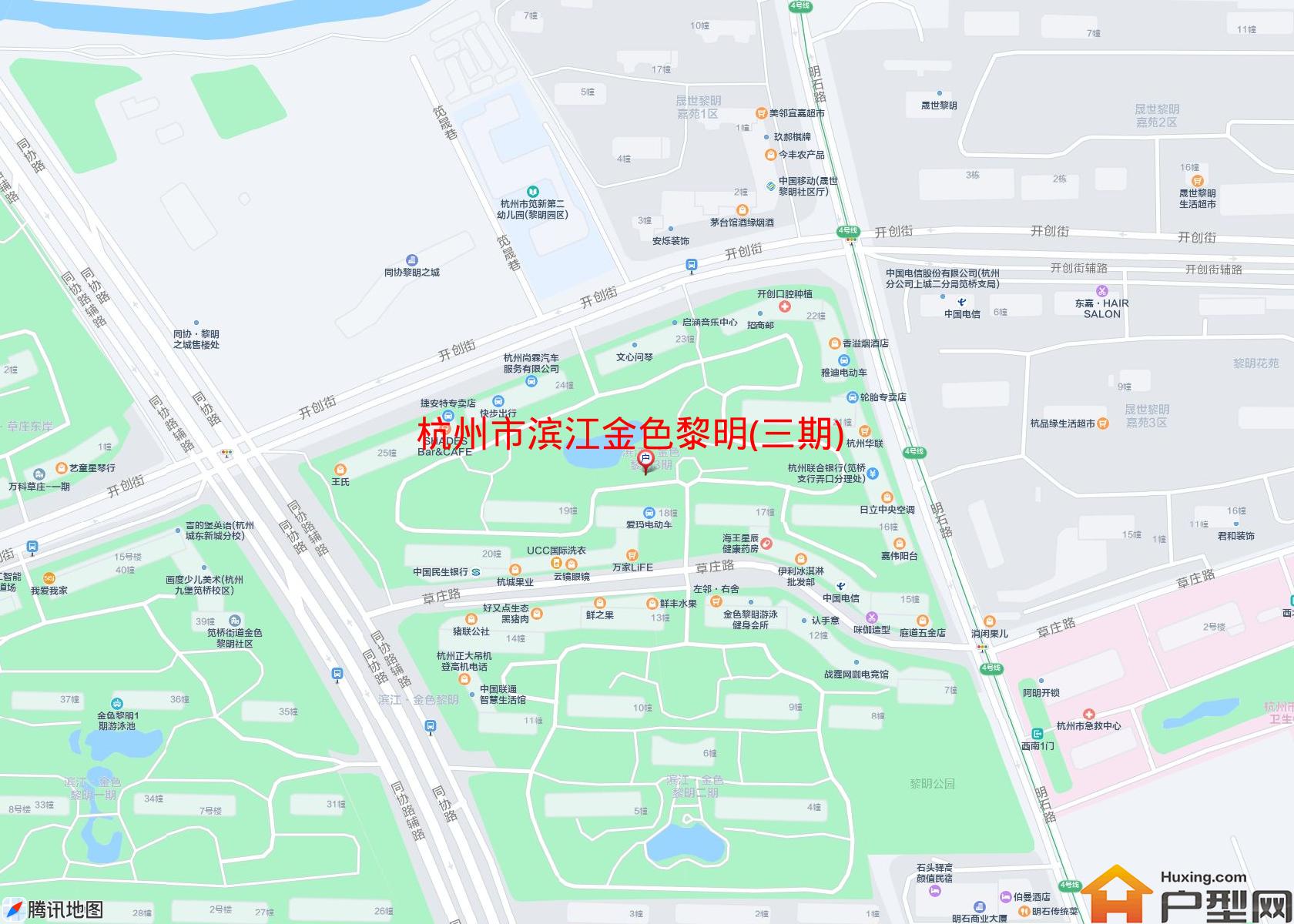滨江金色黎明(三期)小区 - 户型网