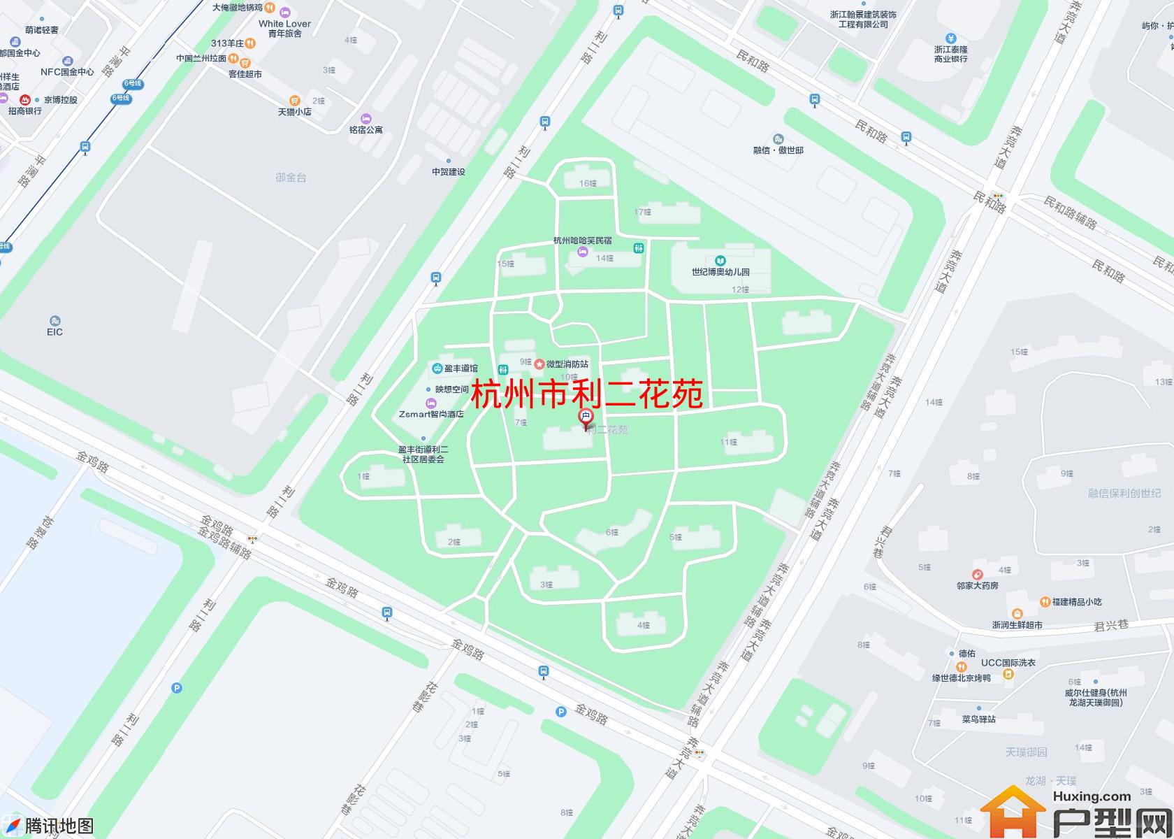 利二花苑小区 - 户型网