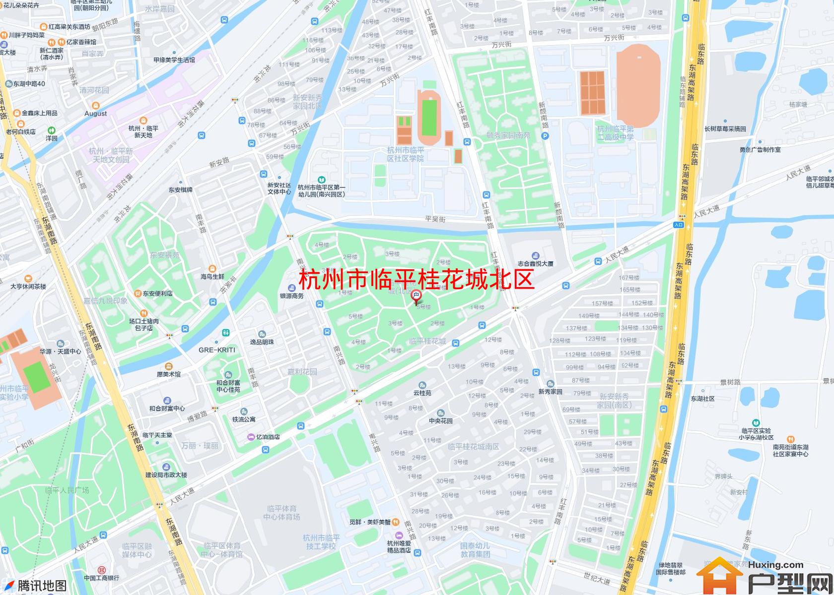 临平桂花城北区小区 - 户型网