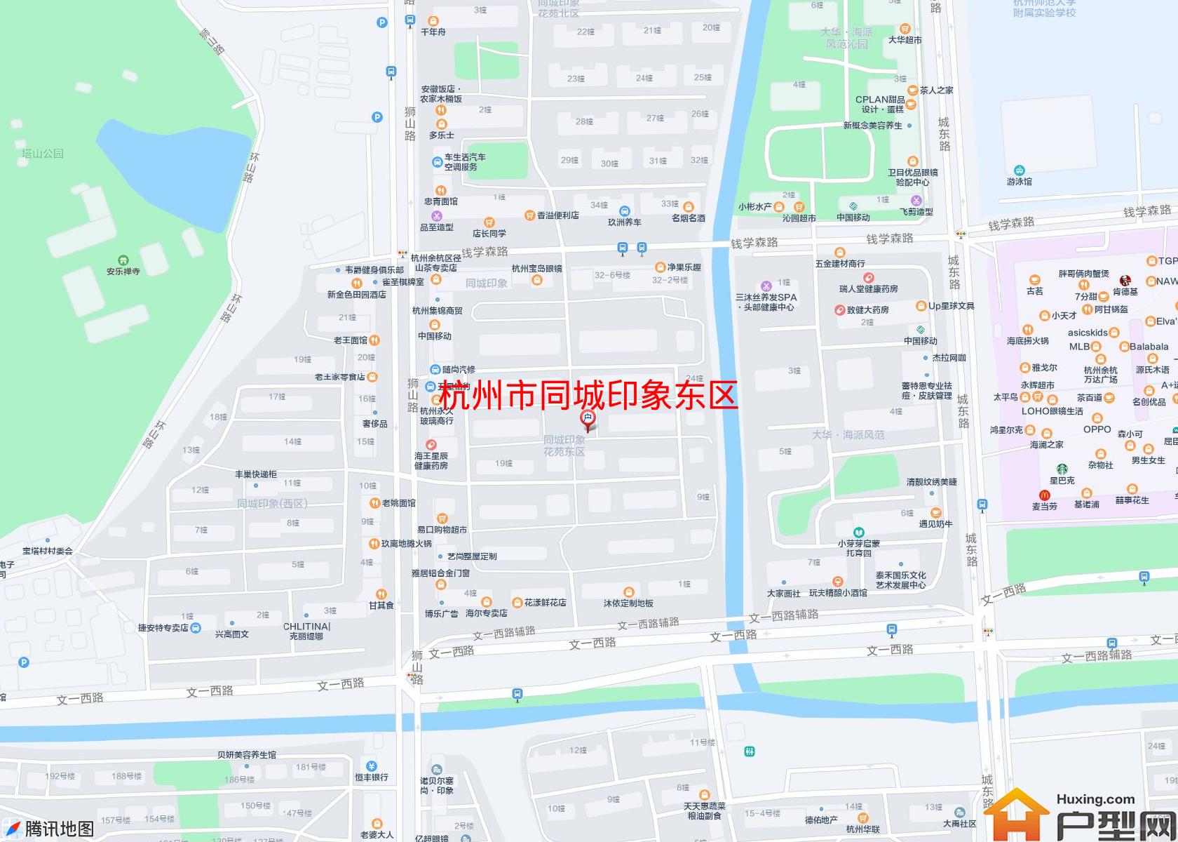同城印象东区小区 - 户型网