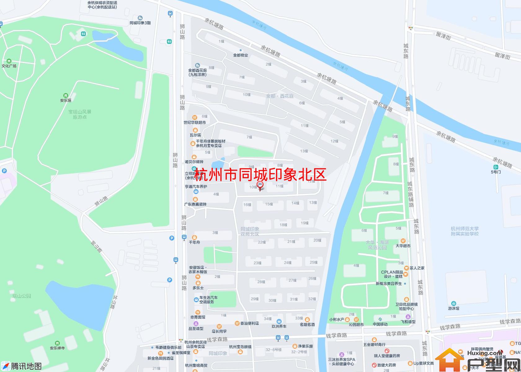 同城印象北区小区 - 户型网