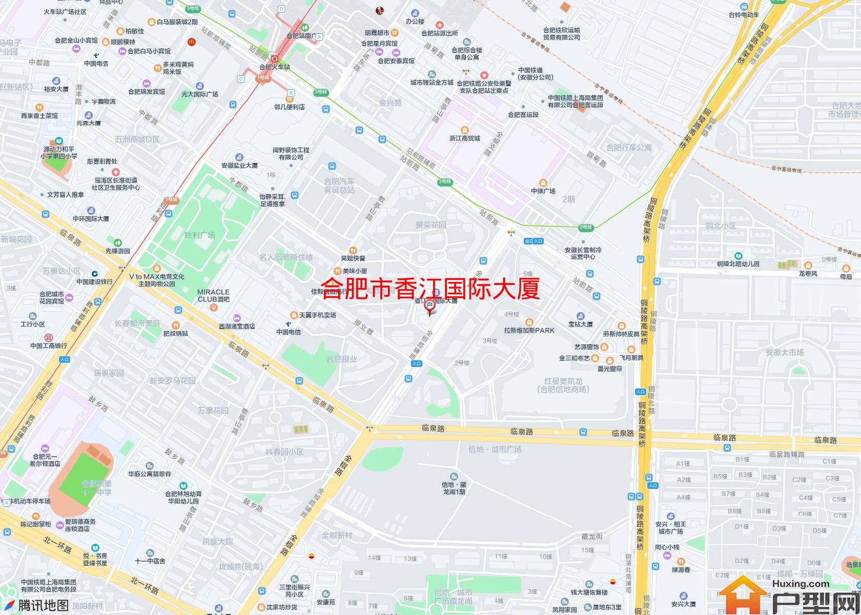 香江国际大厦小区 - 户型网